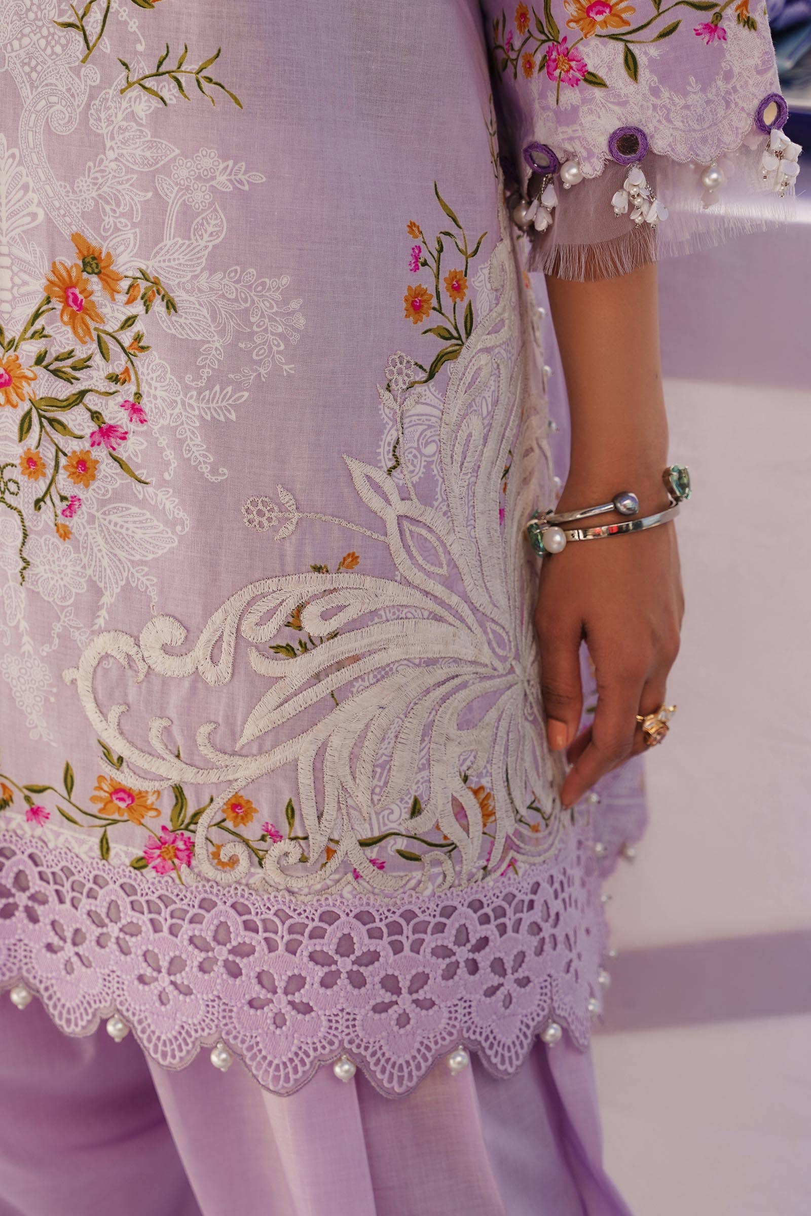 Sana Safinaz | Muzlin Spring 24 | M241-019A-CI - Aqsa Fabrics