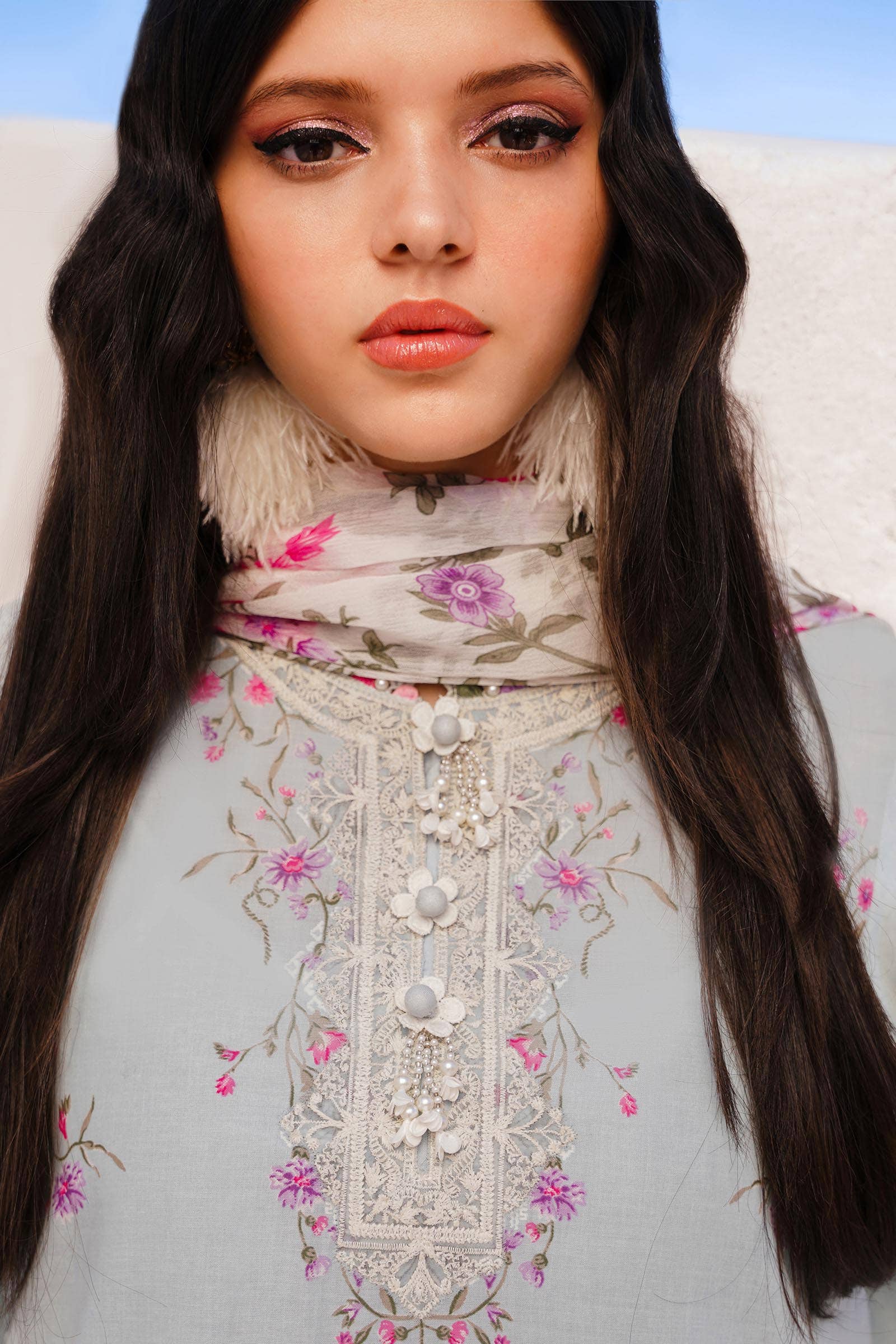 Sana Safinaz | Muzlin Spring 24 | M241-019B-CI - Aqsa Fabrics