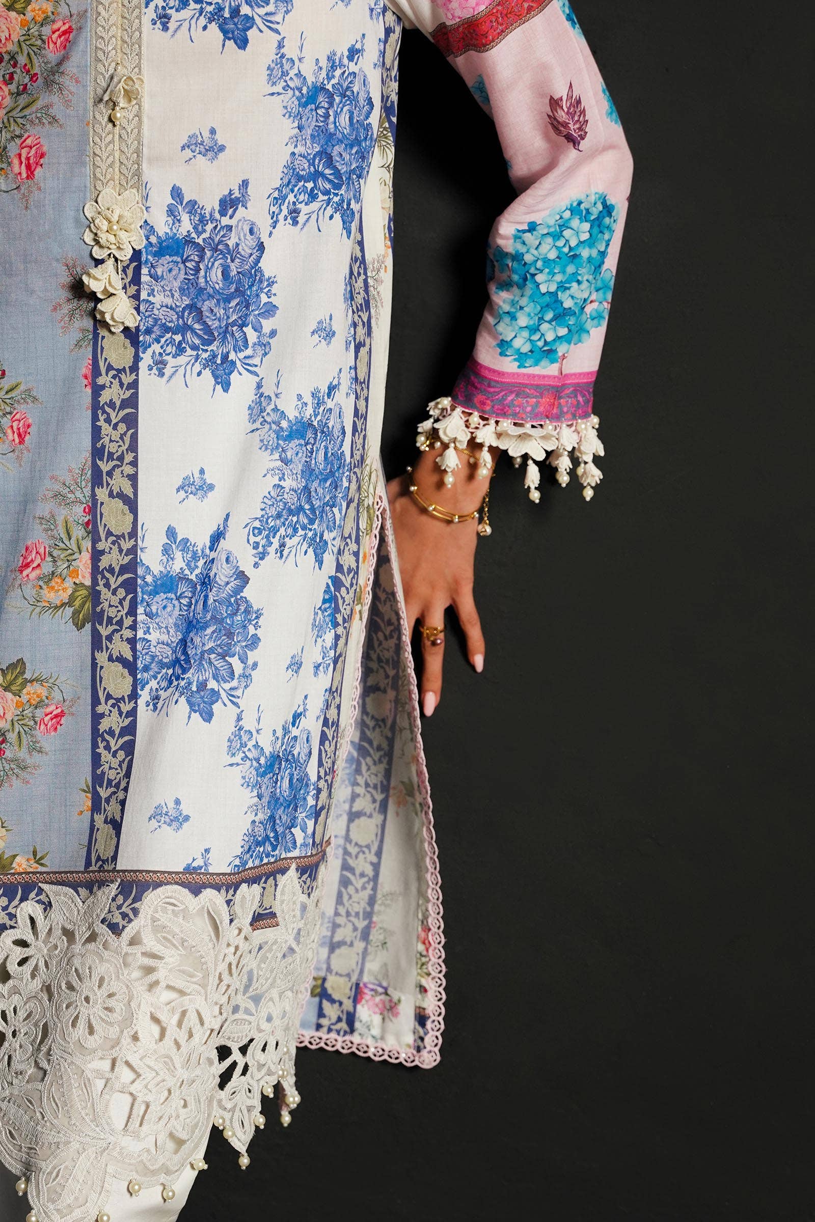 Sana Safinaz | Muzlin Spring 24 | M241-003A-CI - Aqsa Fabrics