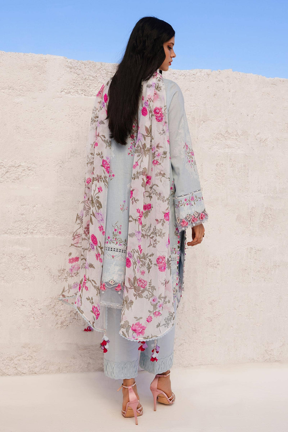 Sana Safinaz | Muzlin Spring 24 | M241-019B-CI - Aqsa Fabrics