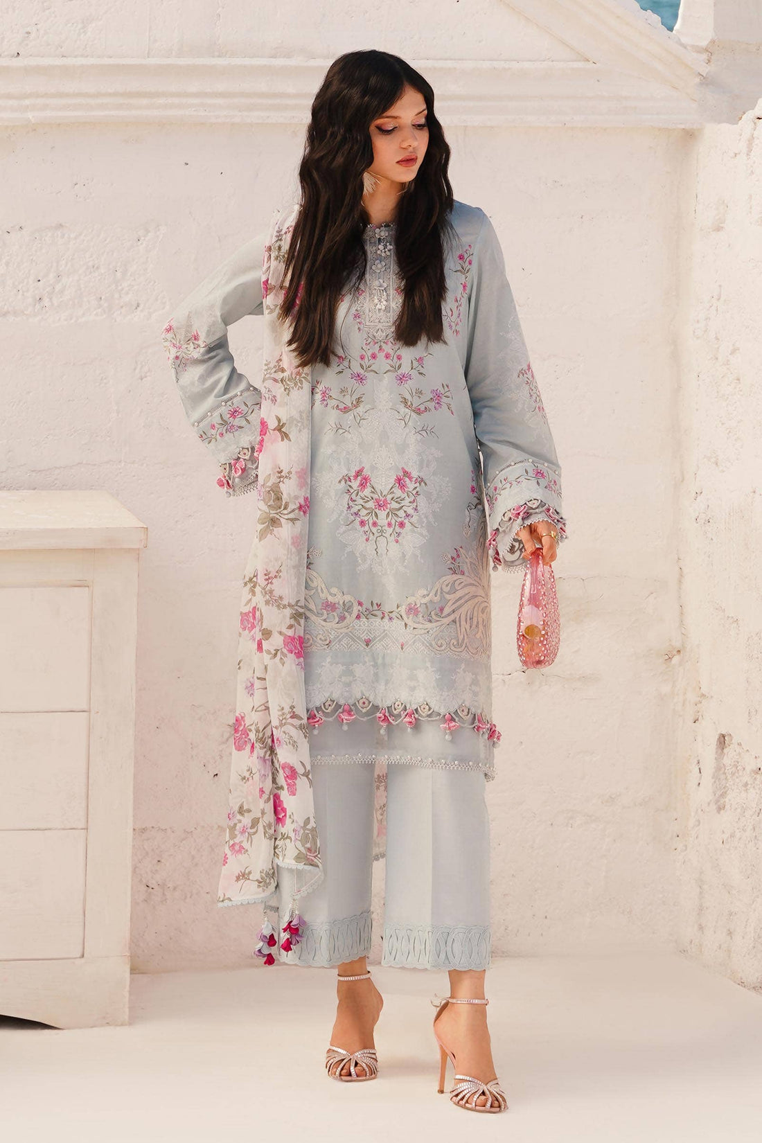 Sana Safinaz | Muzlin Spring 24 | M241-019B-CI - Aqsa Fabrics