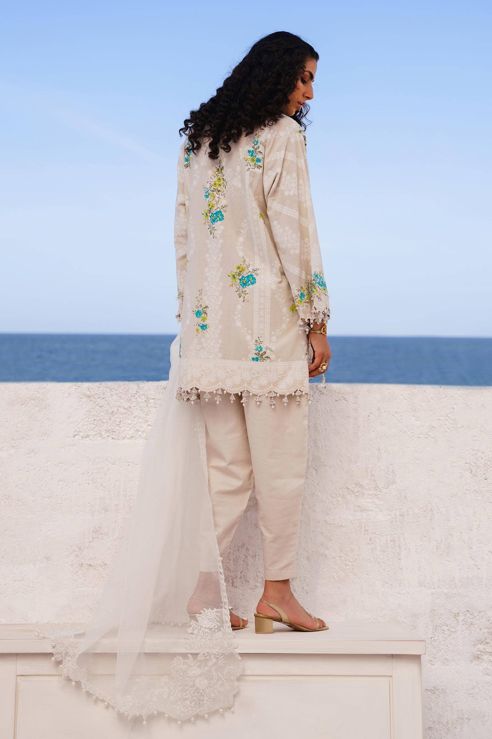Sana Safinaz | Muzlin Spring 24 | M241-020A-CW - Aqsa Fabrics