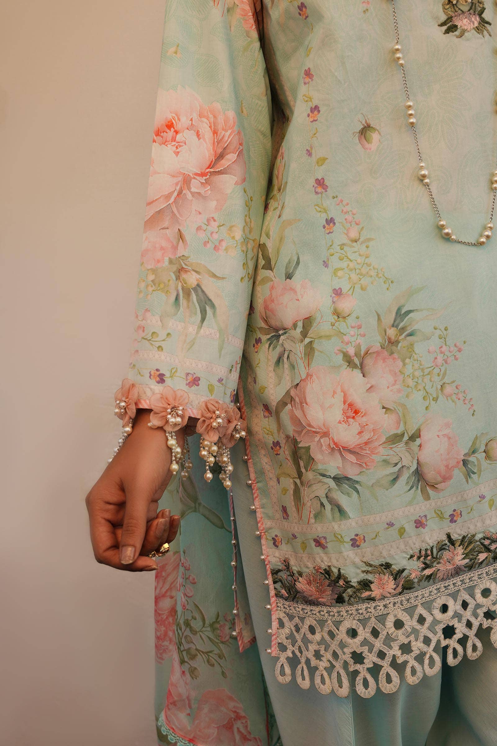 Sana Safinaz | Muzlin Spring 24 | M241-004A-CI - Aqsa Fabrics
