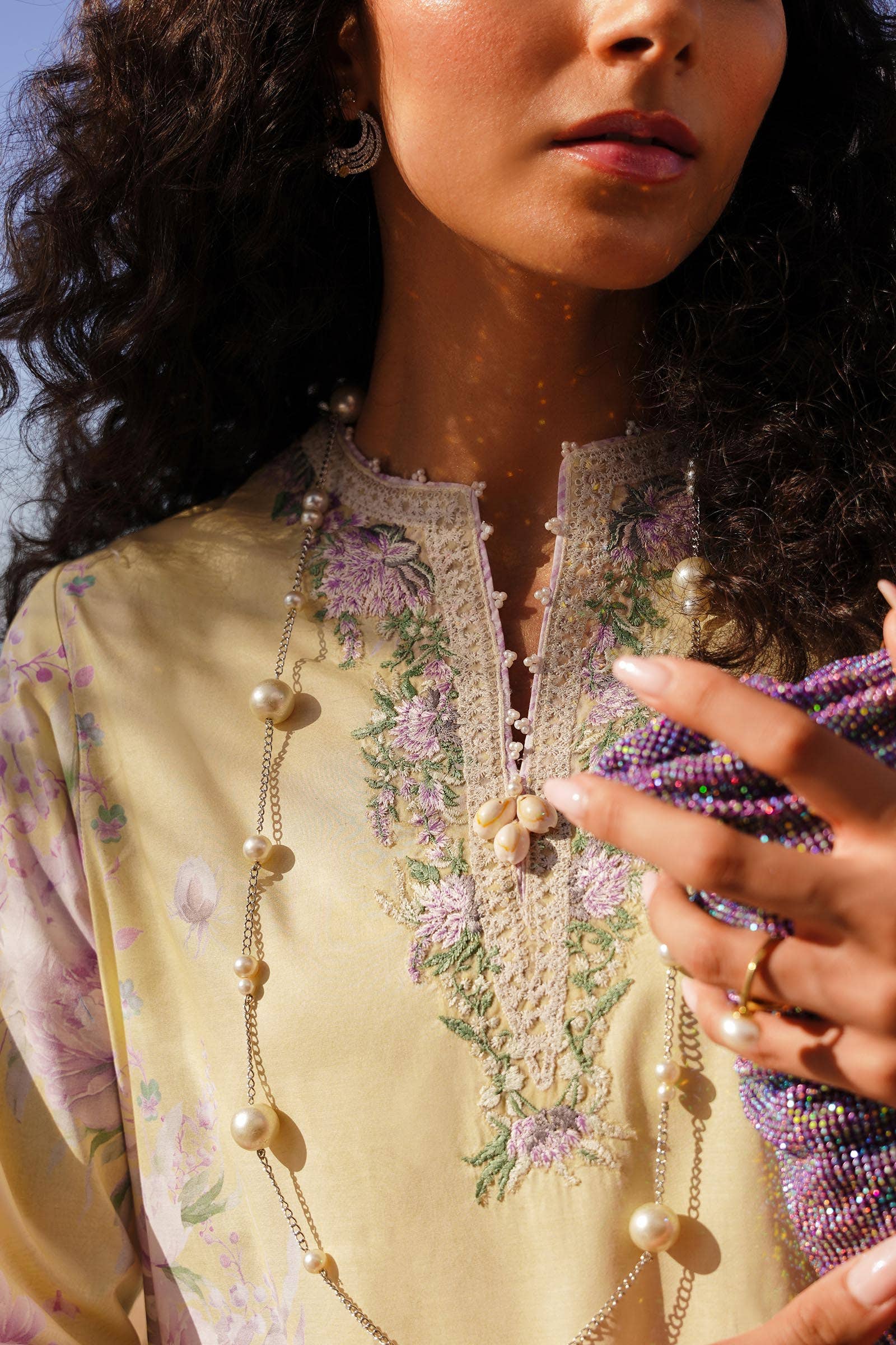 Sana Safinaz | Muzlin Spring 24 | M241-004B-CI - Aqsa Fabrics