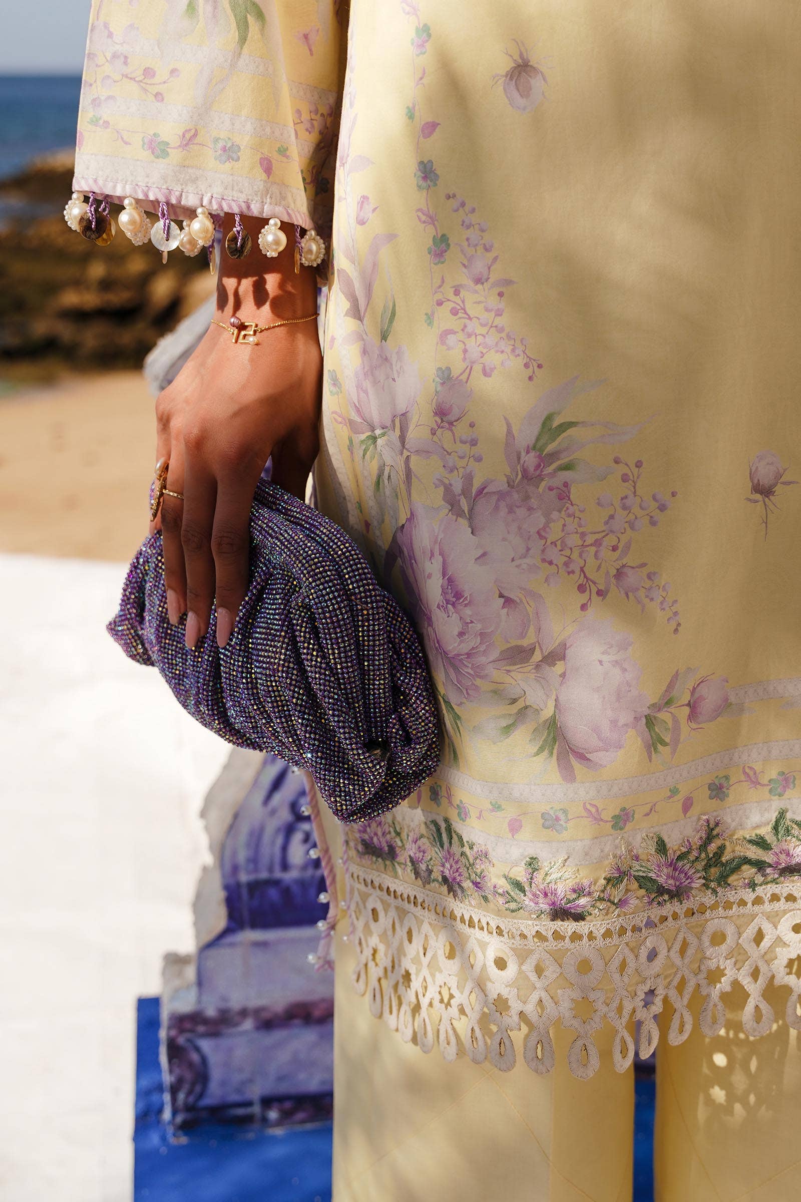 Sana Safinaz | Muzlin Spring 24 | M241-004B-CI - Aqsa Fabrics