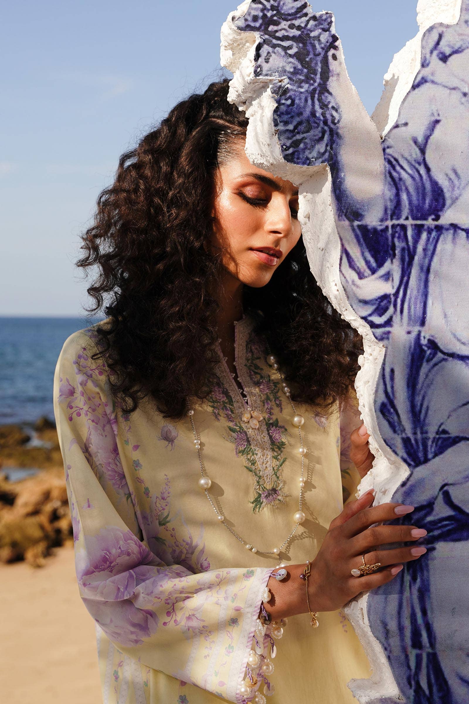 Sana Safinaz | Muzlin Spring 24 | M241-004B-CI - Aqsa Fabrics