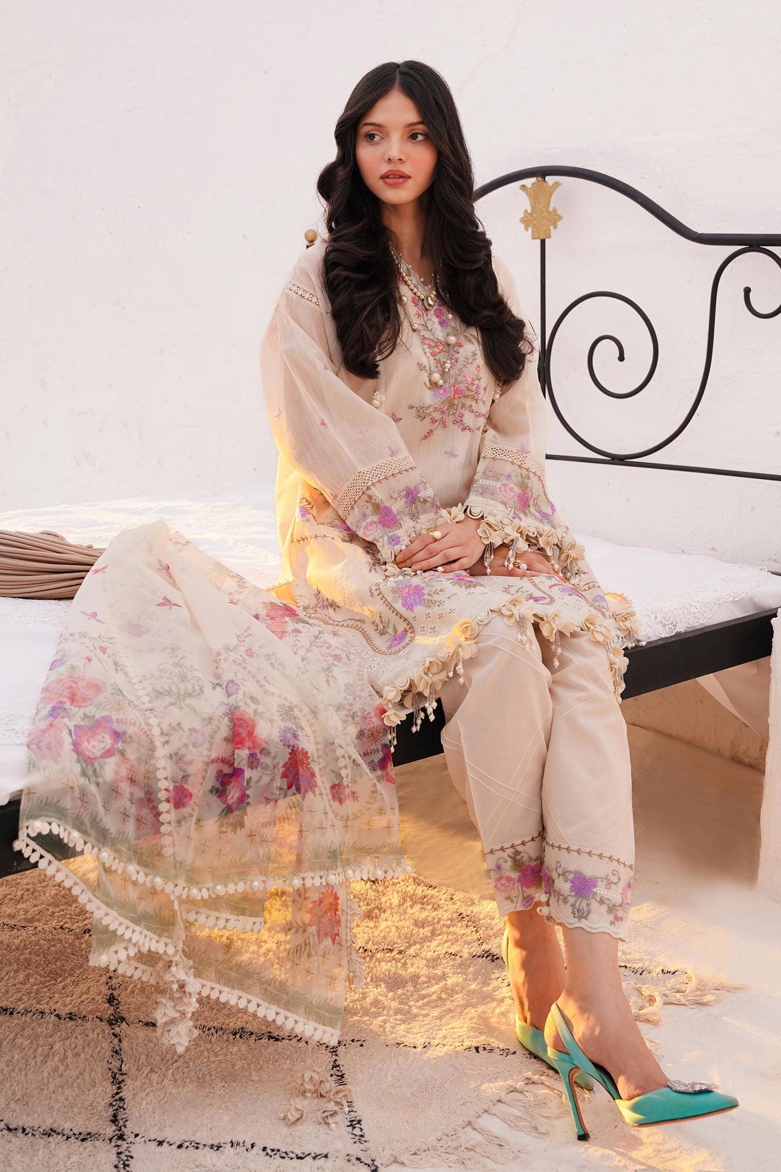 Sana Safinaz | Muzlin Spring 24 | M241-005A-CL - Aqsa Fabrics