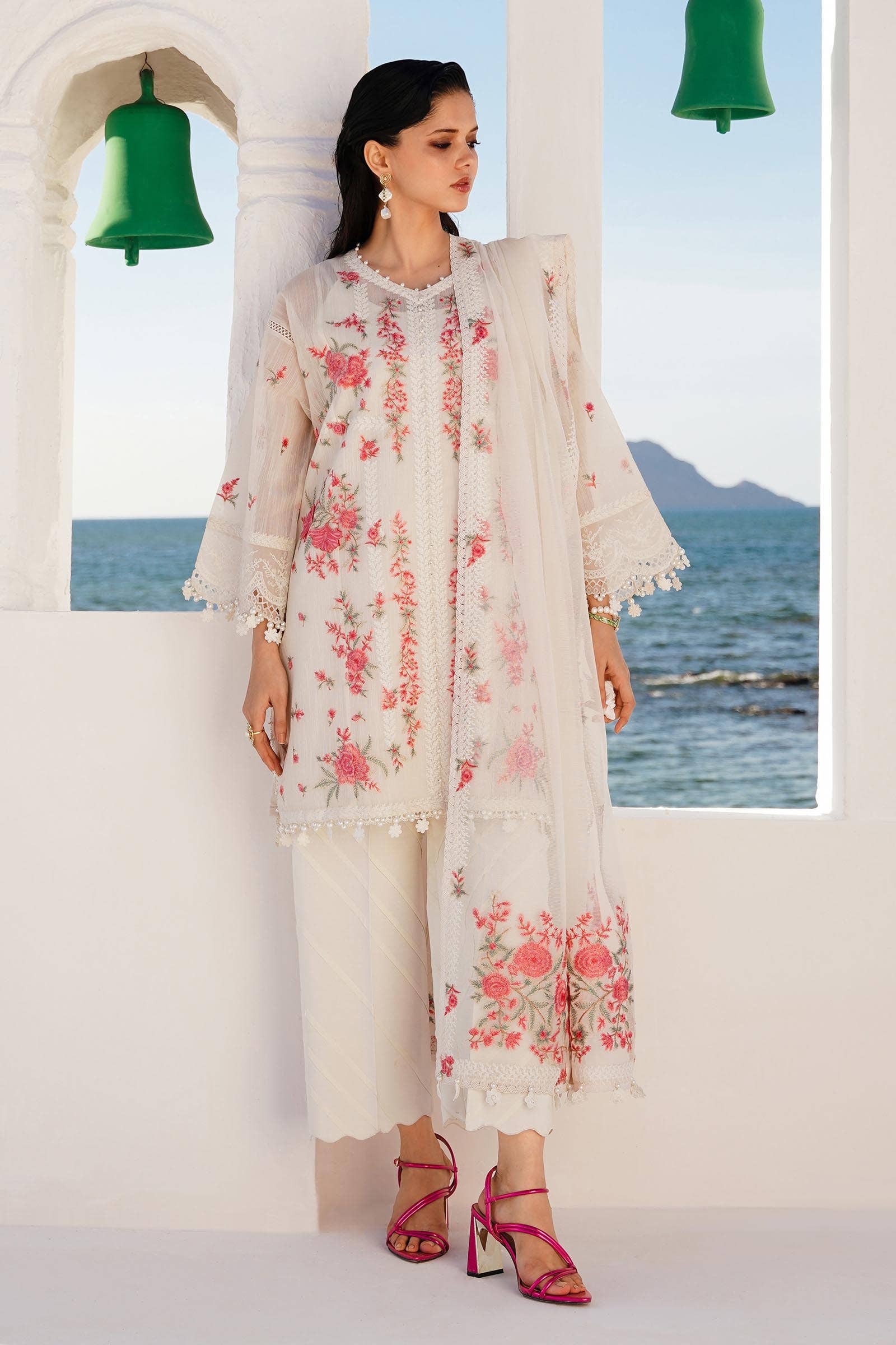 Sana Safinaz | Muzlin Spring 24 | M241-001A-CX - Aqsa Fabrics