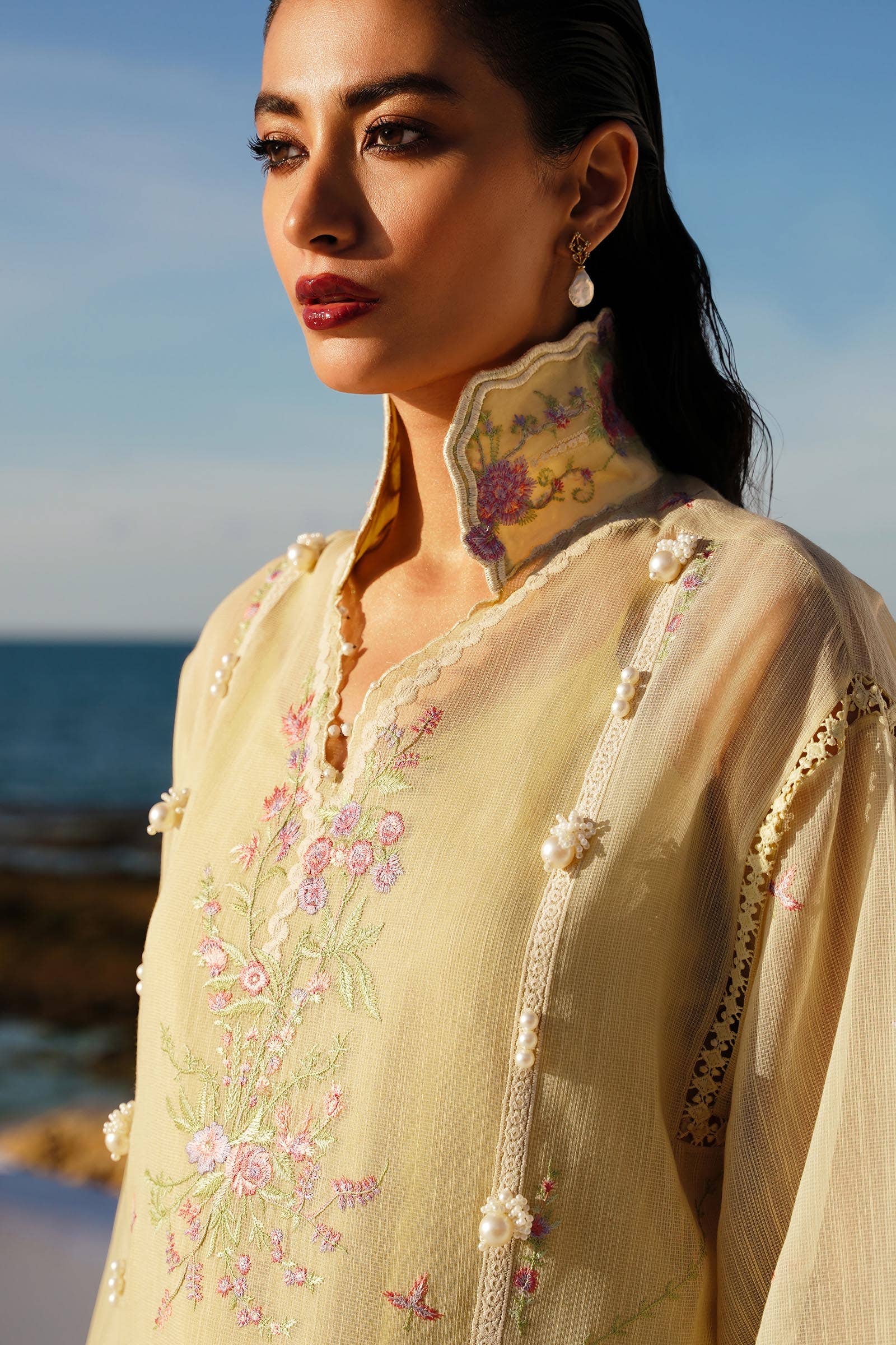 Sana Safinaz | Muzlin Spring 24 | M241-005B-CL - Aqsa Fabrics