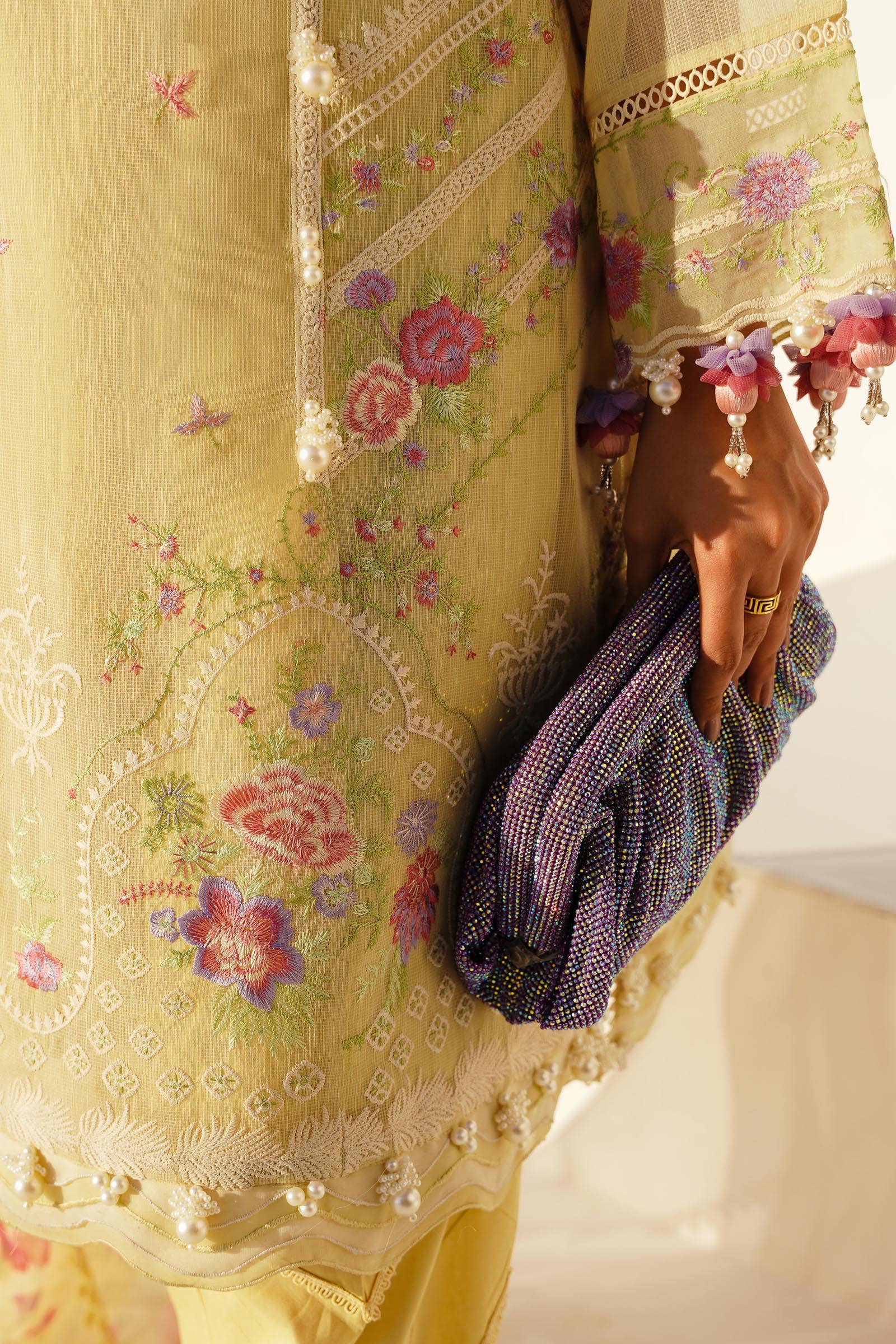 Sana Safinaz | Muzlin Spring 24 | M241-005B-CL - Aqsa Fabrics