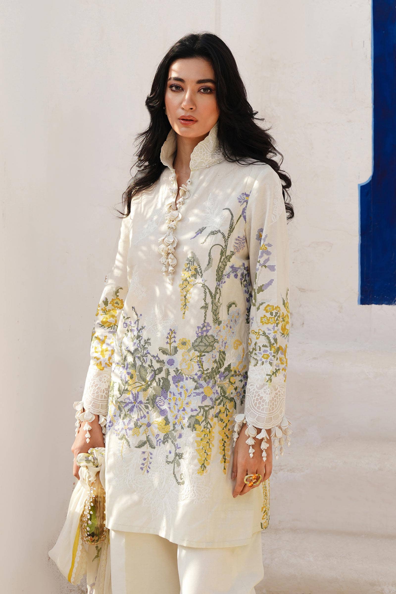 Sana Safinaz | Muzlin Spring 24 | M241-006A-CJ - Aqsa Fabrics