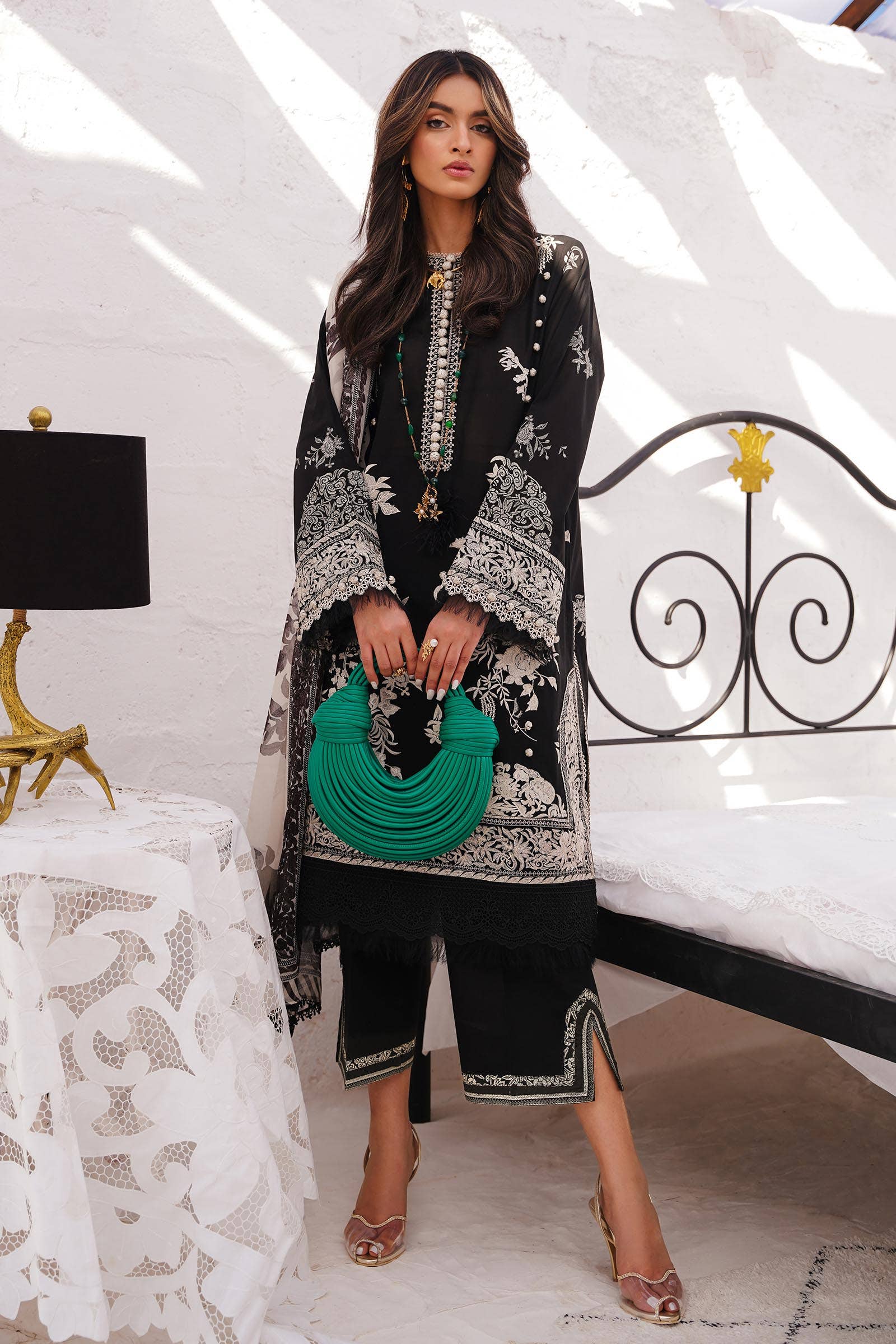 Sana Safinaz | Muzlin Spring 24 | M241-007A-CJ - Aqsa Fabrics