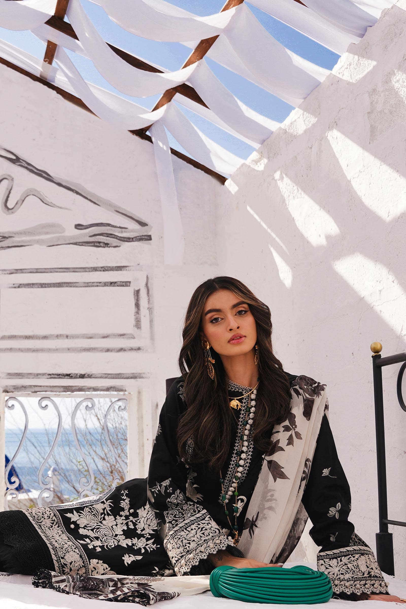 Sana Safinaz | Muzlin Spring 24 | M241-007A-CJ - Aqsa Fabrics