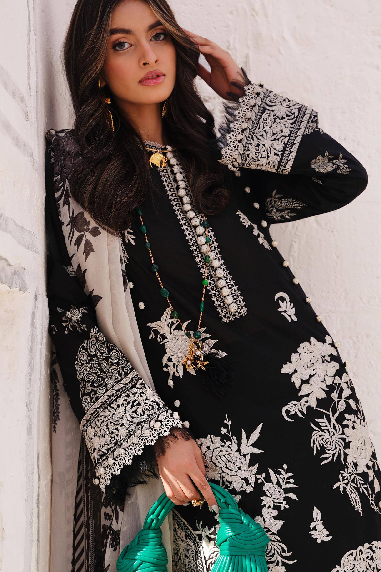 Sana Safinaz | Muzlin Spring 24 | M241-007A-CJ - Aqsa Fabrics