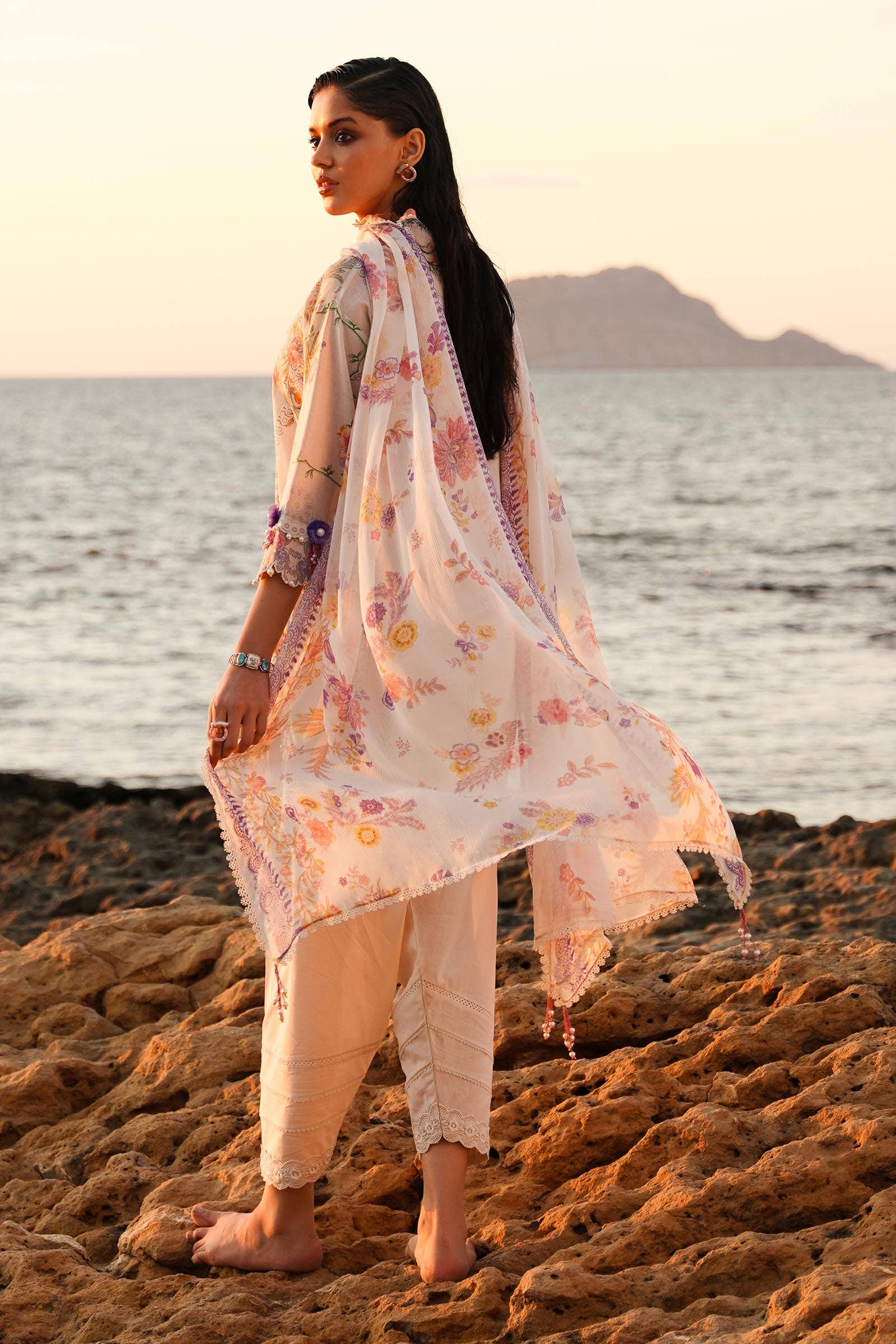 Sana Safinaz | Muzlin Spring 24 | M241-008A-CI - Aqsa Fabrics