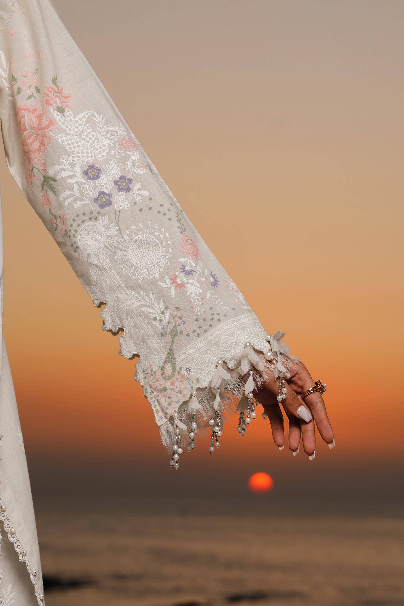 Sana Safinaz | Muzlin Spring 24 | M241-009A-DF - Aqsa Fabrics
