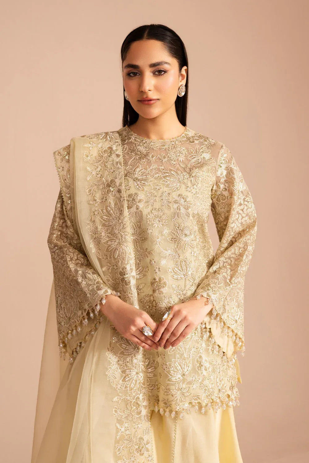 Maryum N Maria | Iris Formals | HARVA - MW40006 - Aqsa Fabrics