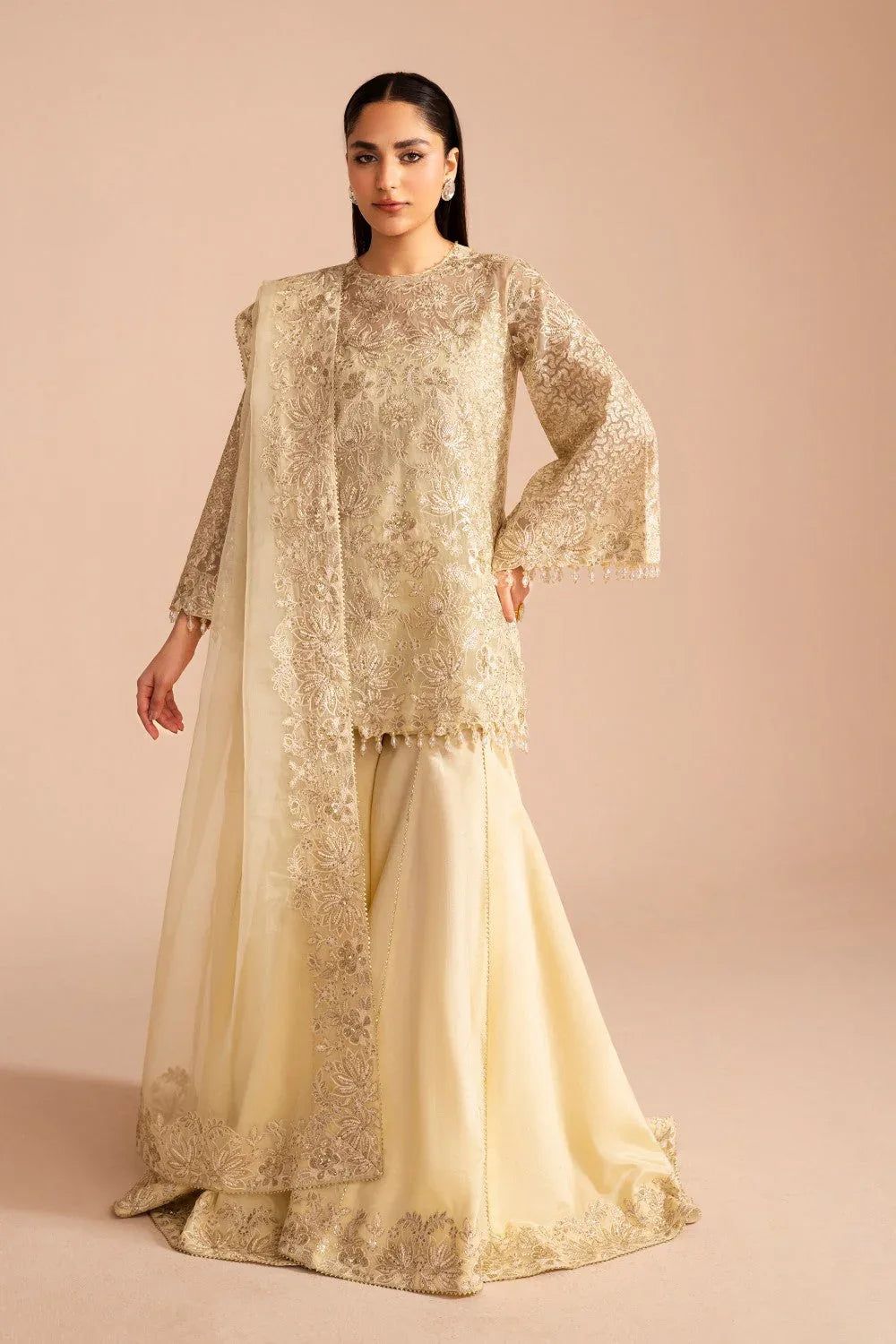 Maryum N Maria | Iris Formals | HARVA - MW40006 - Aqsa Fabrics