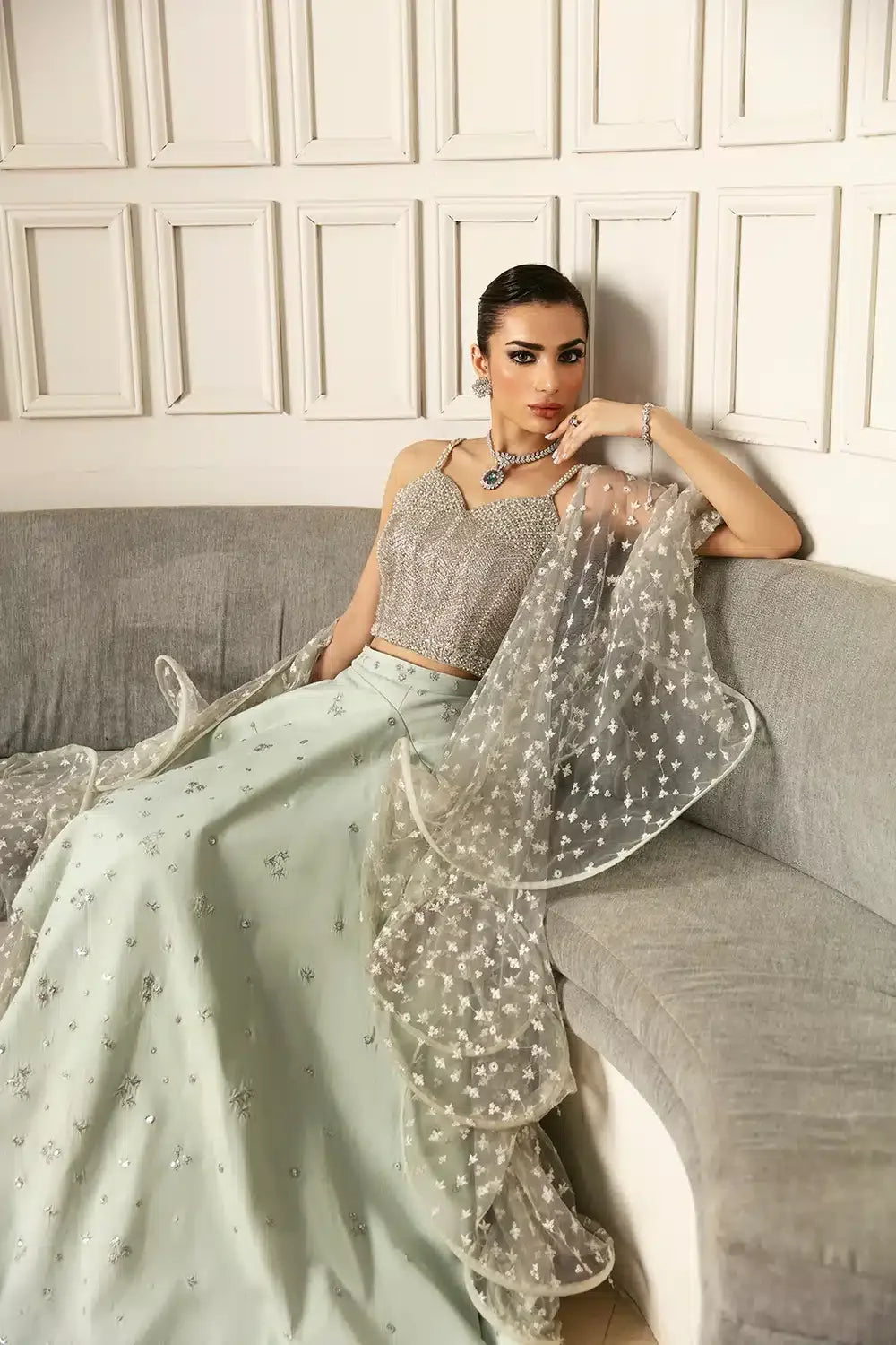 Mysie by Tahira | Festive Formals 24 | Meeka - Aqsa Fabrics