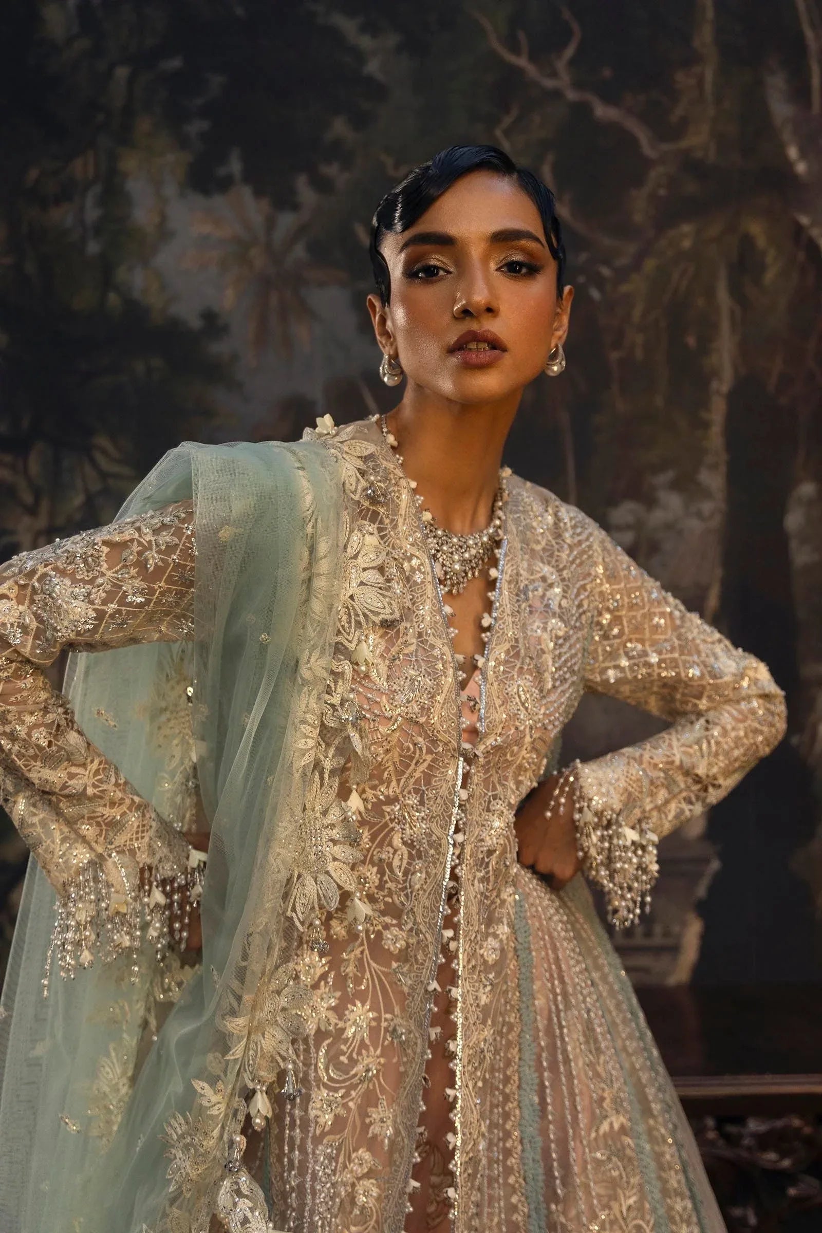 Sana Safinaz | Nura Festive 25 | N251-001-3CT - Aqsa Fabrics