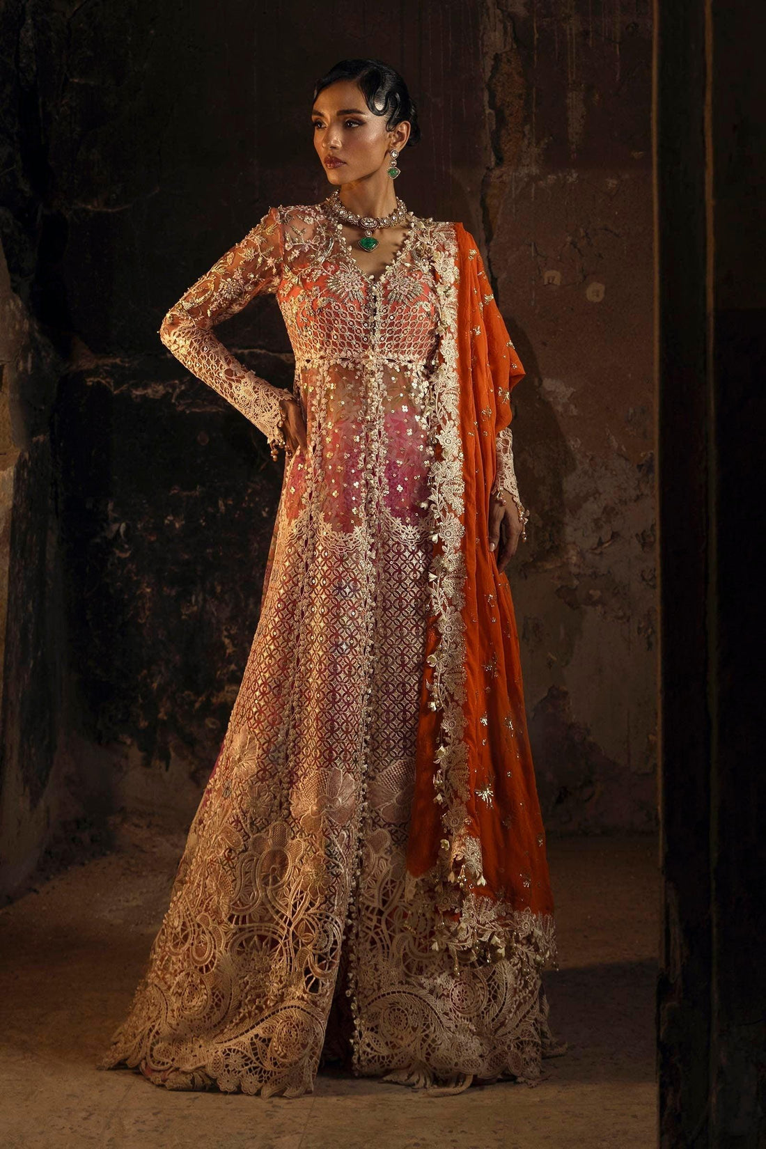 Sana Safinaz | Nura Festive 25 | N251-002-3CX - Aqsa Fabrics