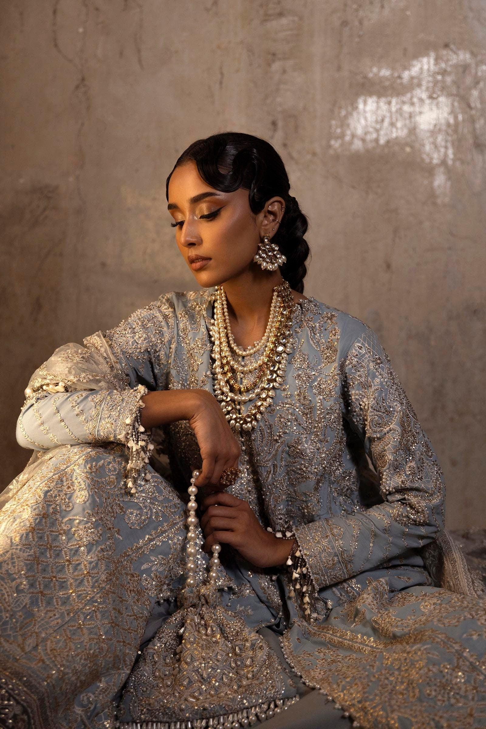 Sana Safinaz | Nura Festive 25 | N251-008-3CT - Aqsa Fabrics