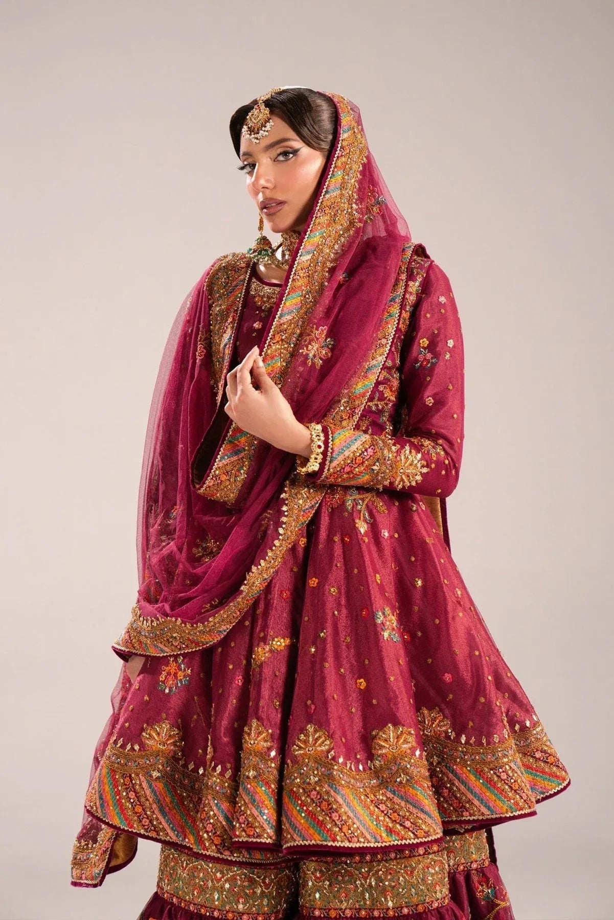 Fahad Hussayn | Mutanjan Bridals | Neemroz - Aqsa Fabrics