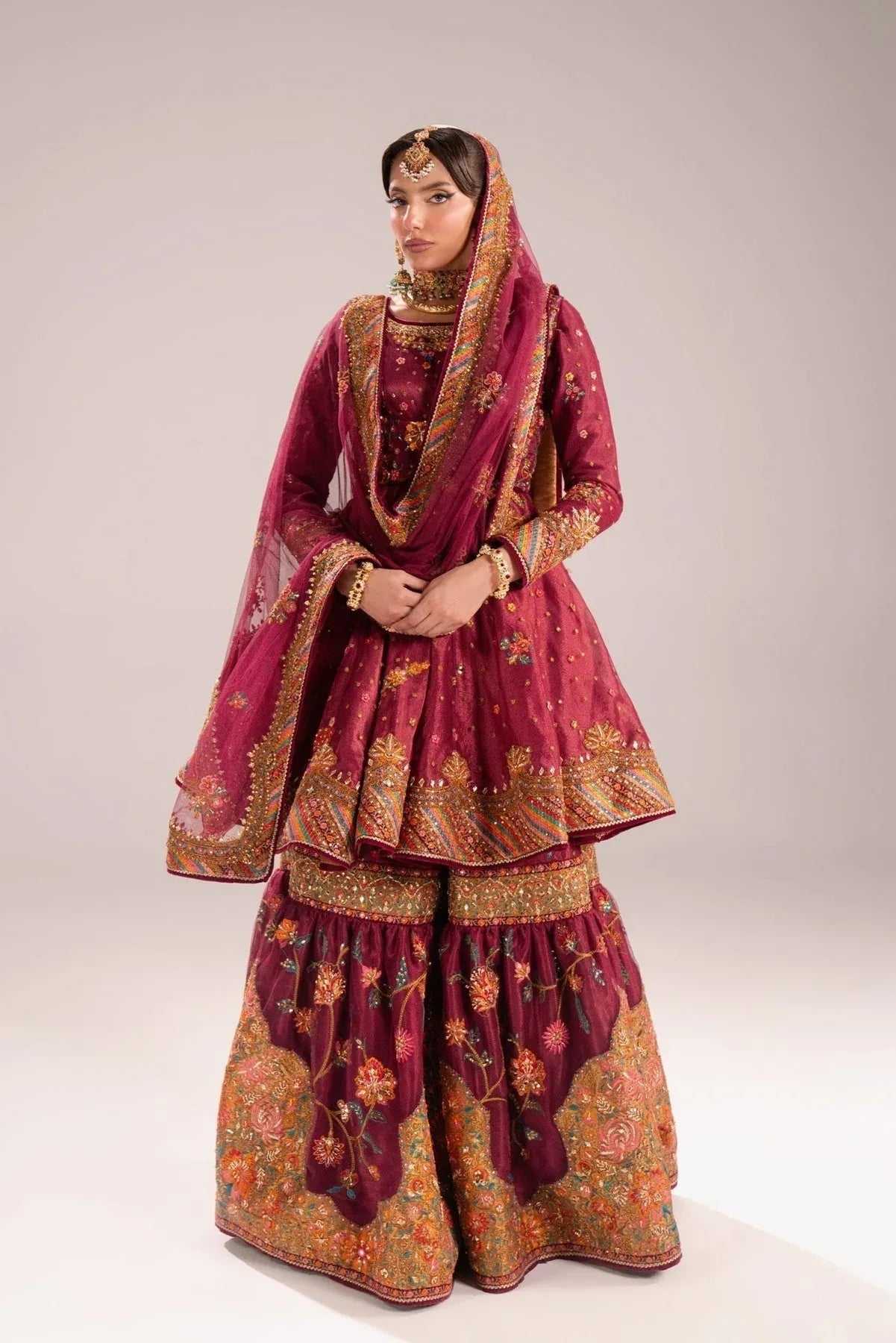 Fahad Hussayn | Mutanjan Bridals | Neemroz - Aqsa Fabrics