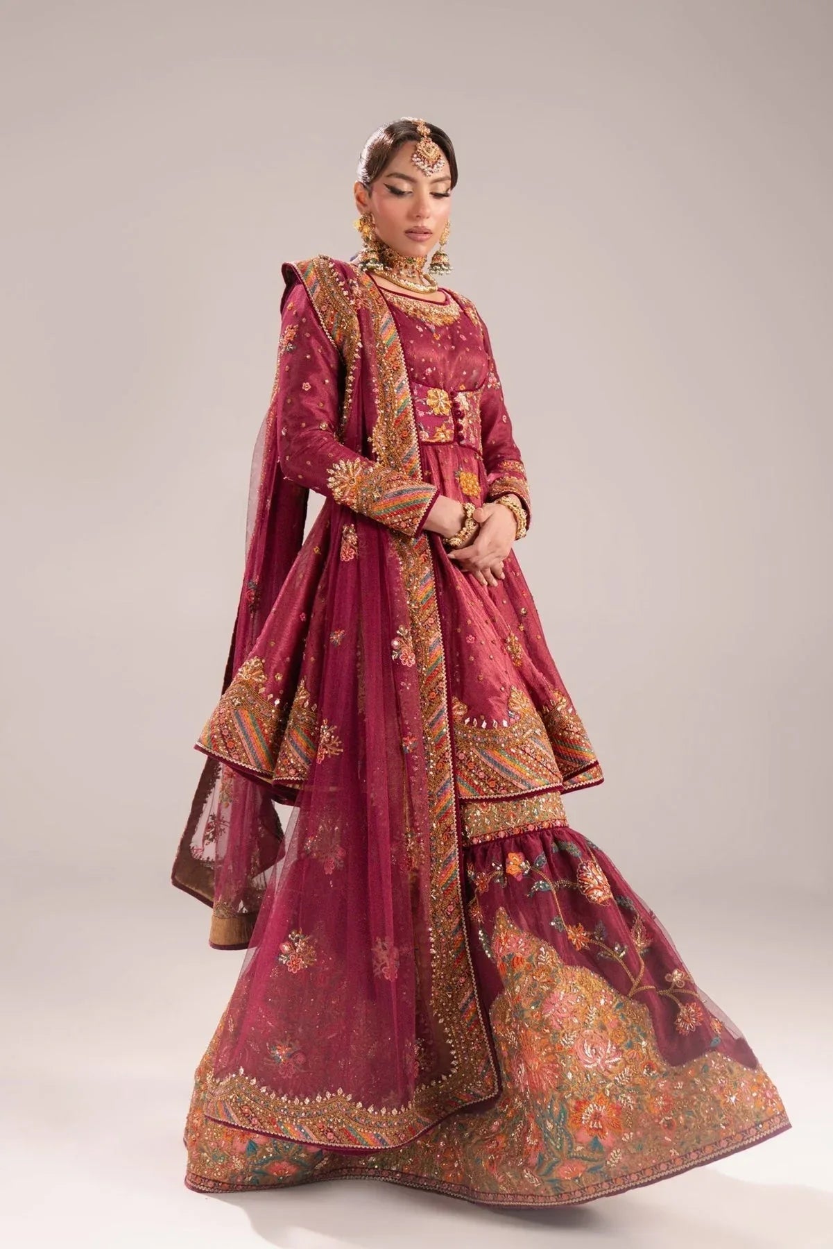 Fahad Hussayn | Mutanjan Bridals | Neemroz - Aqsa Fabrics