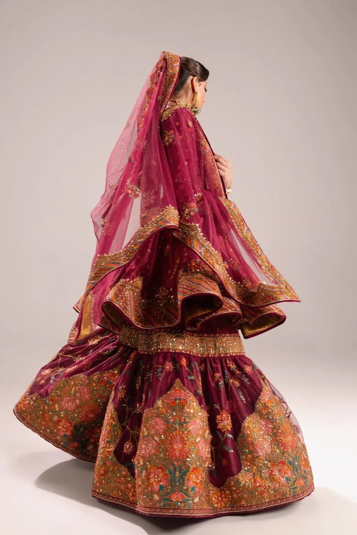 Fahad Hussayn | Mutanjan Bridals | Neemroz - Aqsa Fabrics