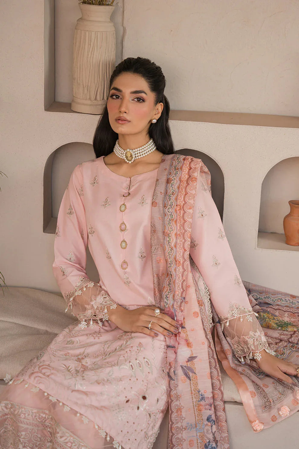 Neeshay | Symphony Luxury Lawn 24 | Lullaby - Aqsa Fabrics