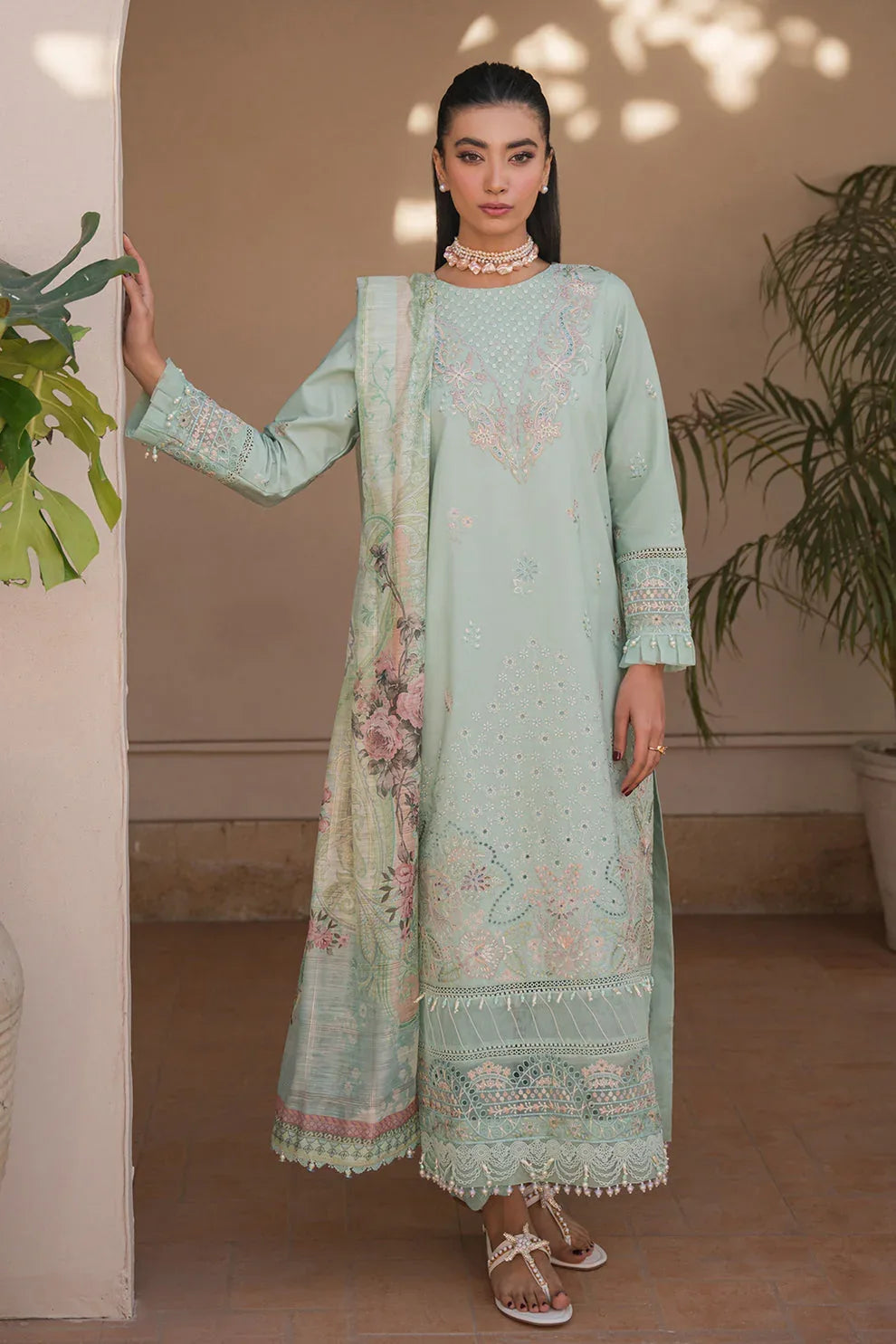 Neeshay | Symphony Luxury Lawn 24 | Melody - Aqsa Fabrics
