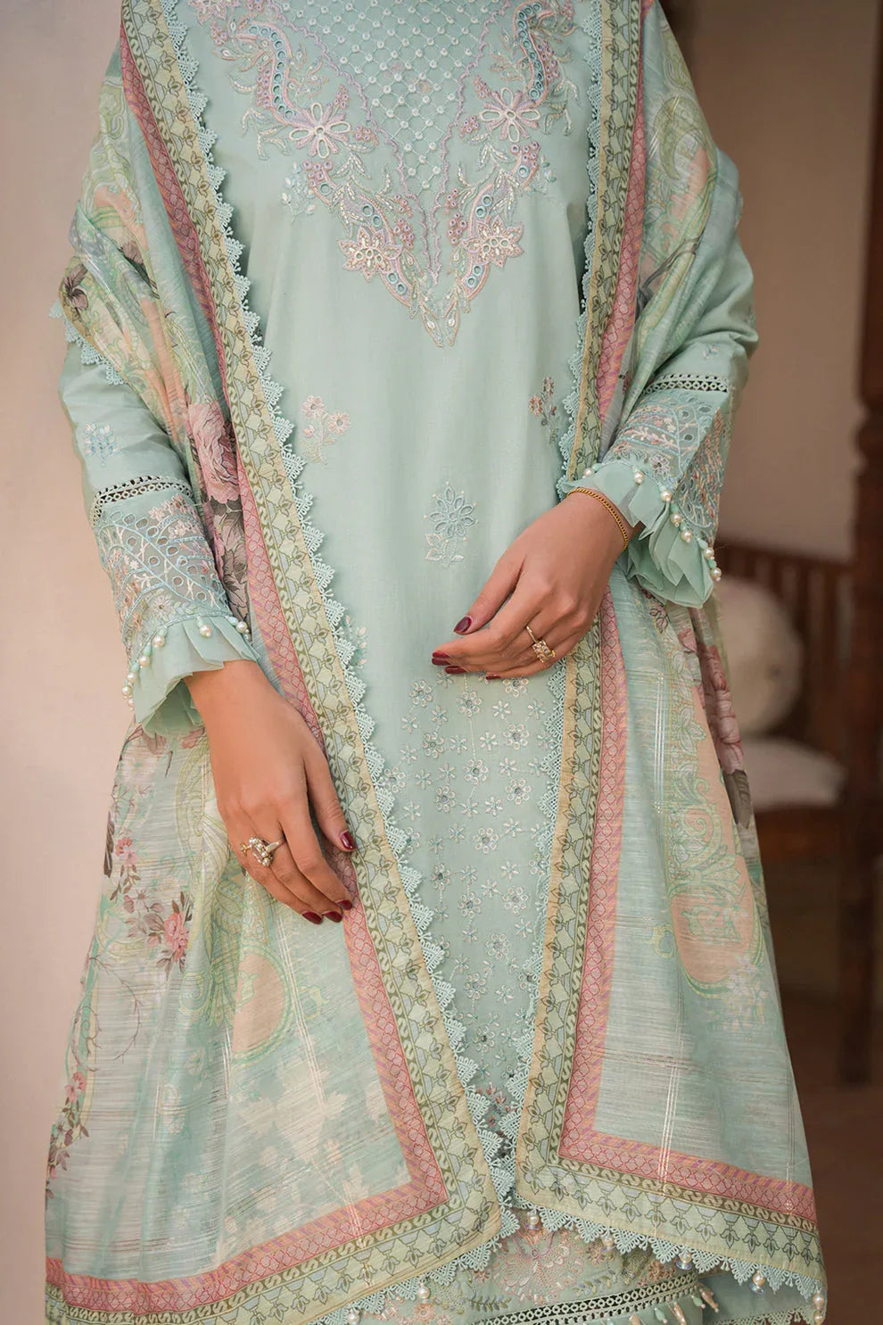 Neeshay | Symphony Luxury Lawn 24 | Melody - Aqsa Fabrics