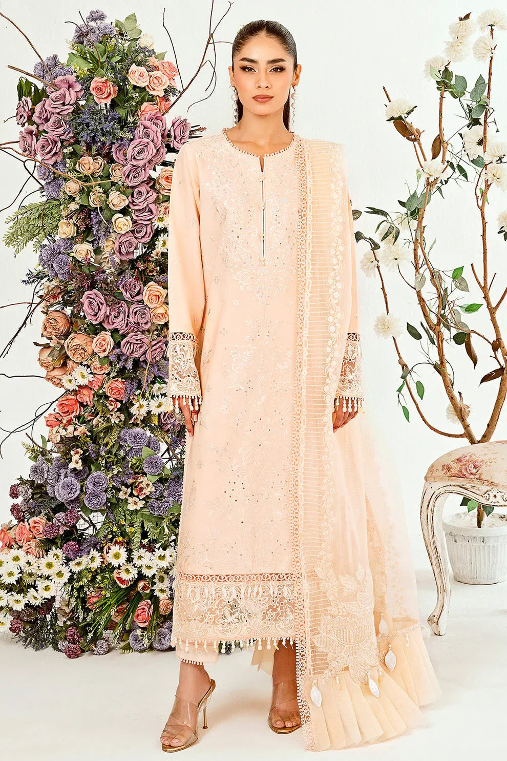 Neeshay | Zoella Lawn Collection | Zephyr - Aqsa Fabrics