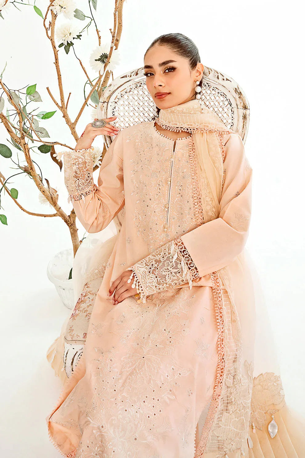 Neeshay | Zoella Lawn Collection | Zephyr - Aqsa Fabrics