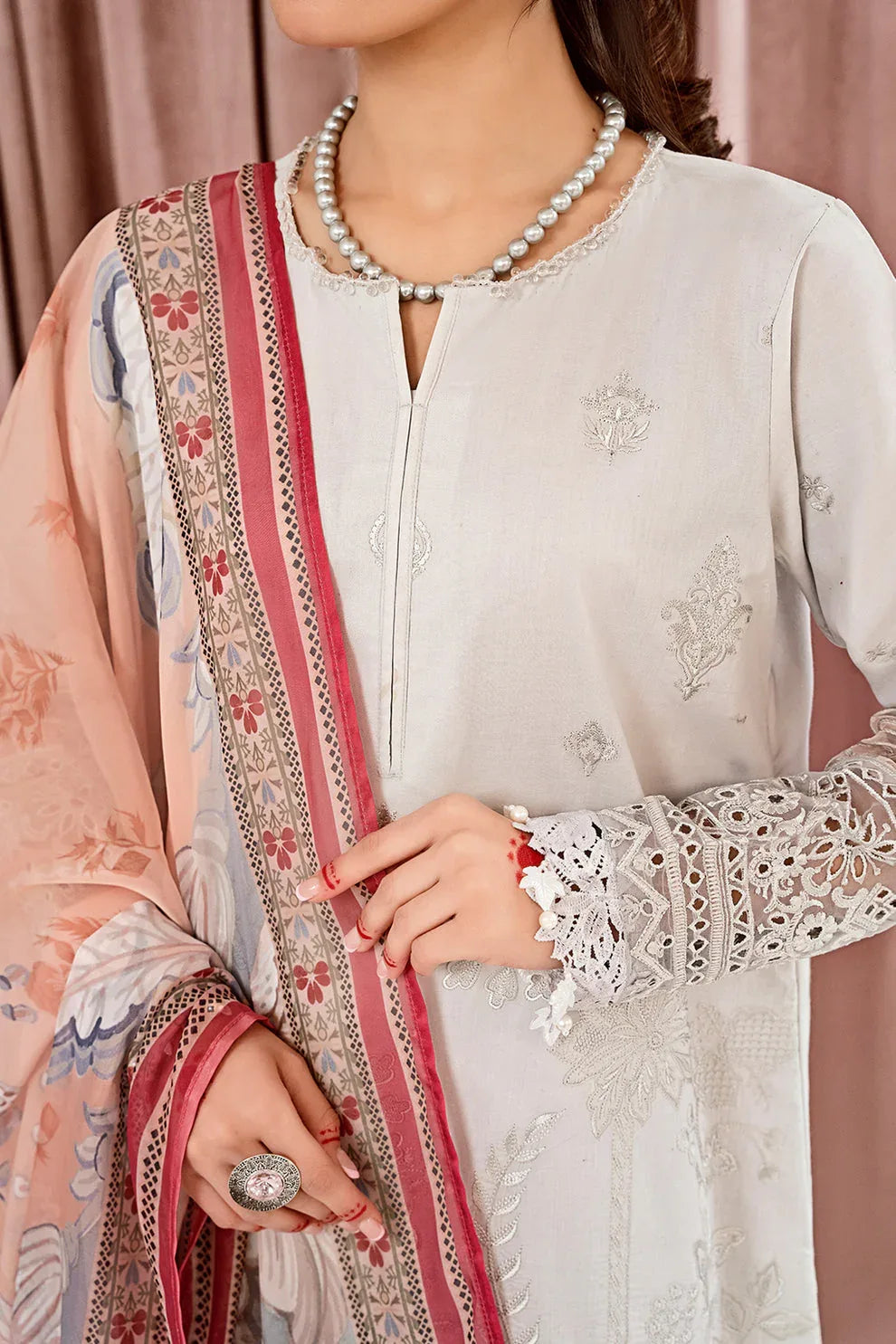 Neeshay | Zoella Lawn Collection | Luca - Aqsa Fabrics