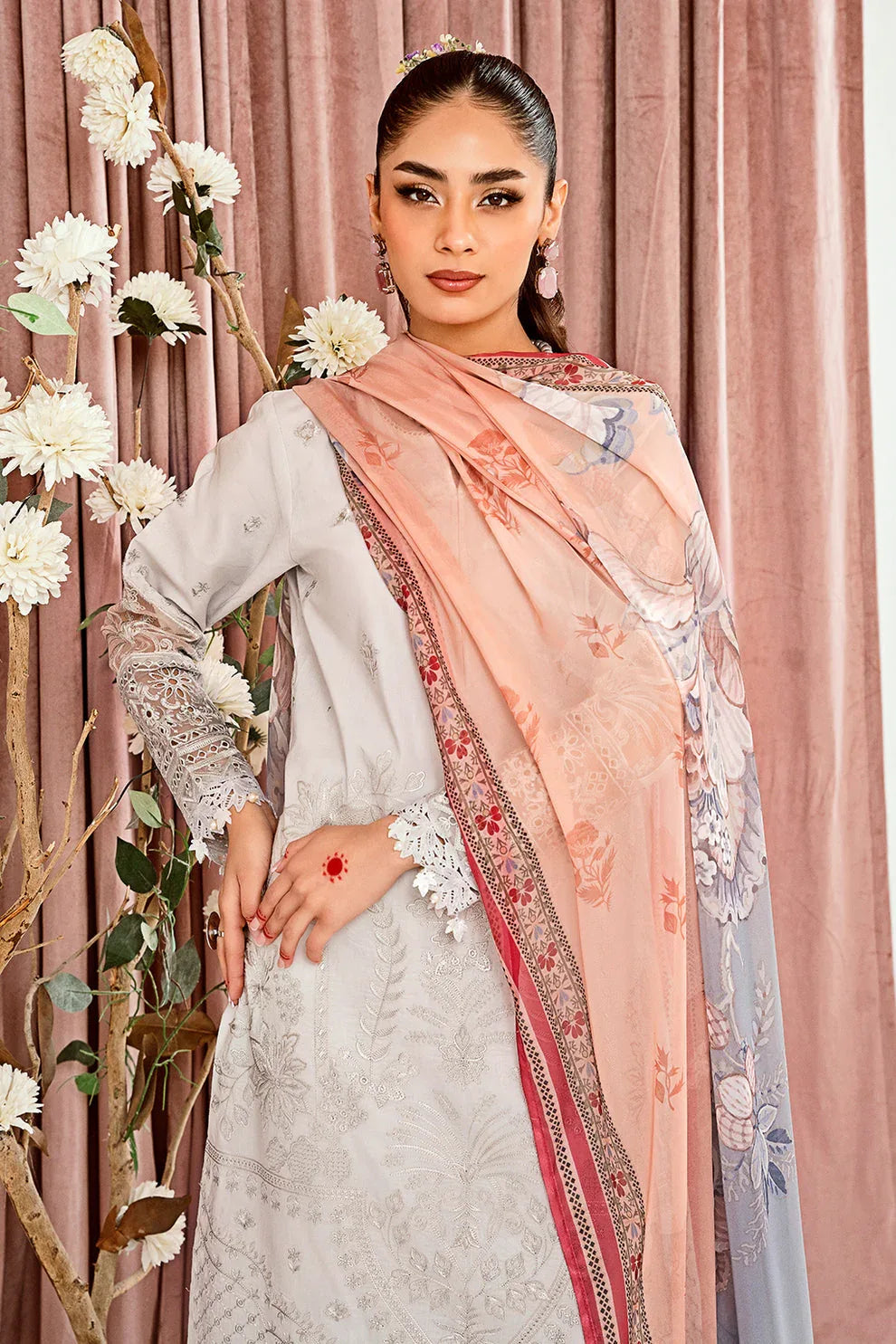 Neeshay | Zoella Lawn Collection | Luca - Aqsa Fabrics