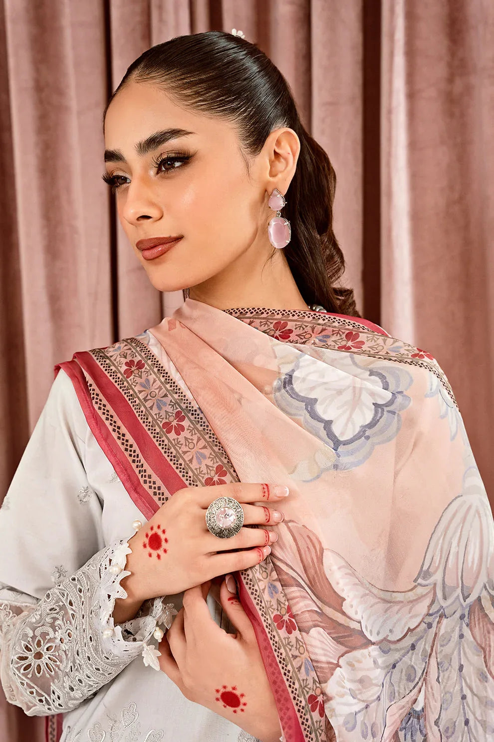 Neeshay | Zoella Lawn Collection | Luca - Aqsa Fabrics