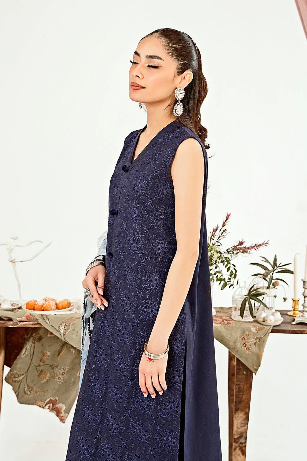 Neeshay | Zoella Lawn Collection | Elara - Aqsa Fabrics