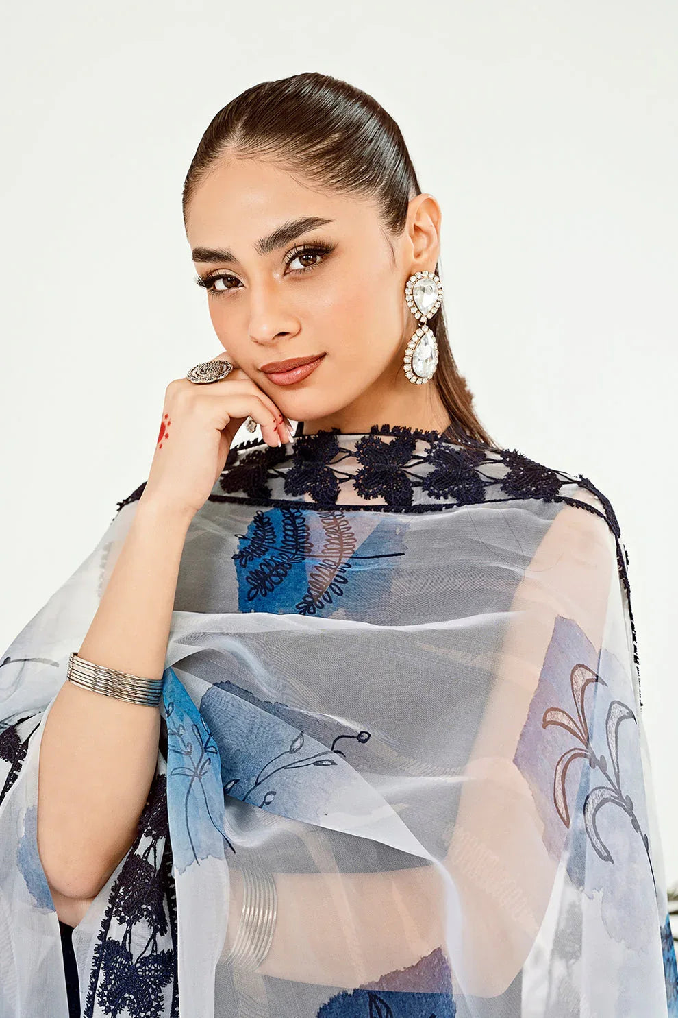 Neeshay | Zoella Lawn Collection | Elara - Aqsa Fabrics