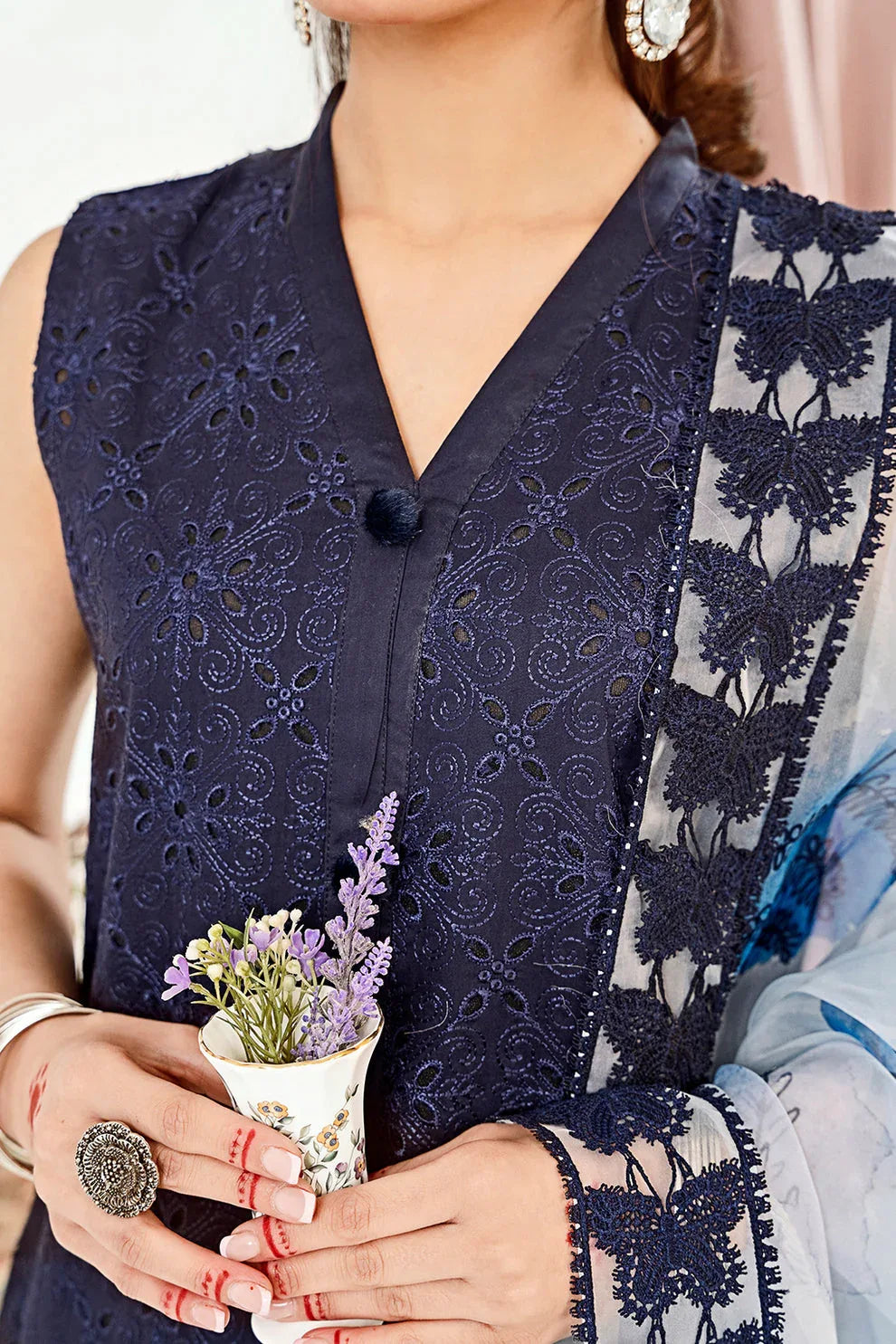Neeshay | Zoella Lawn Collection | Elara - Aqsa Fabrics