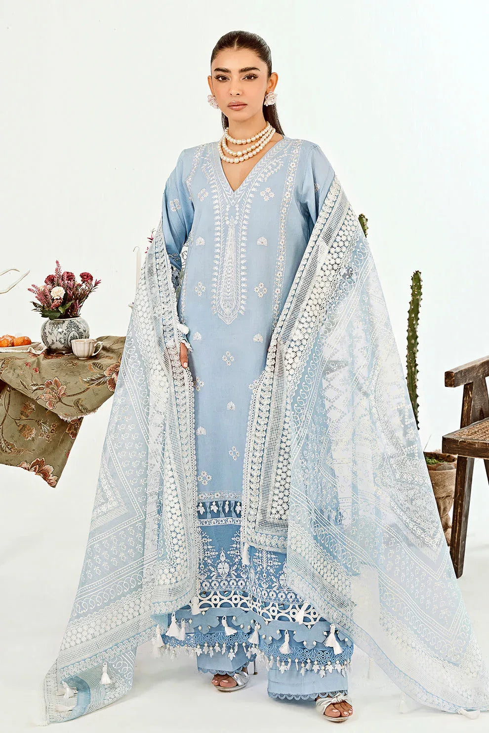 Neeshay | Zoella Lawn Collection | Isla - Aqsa Fabrics