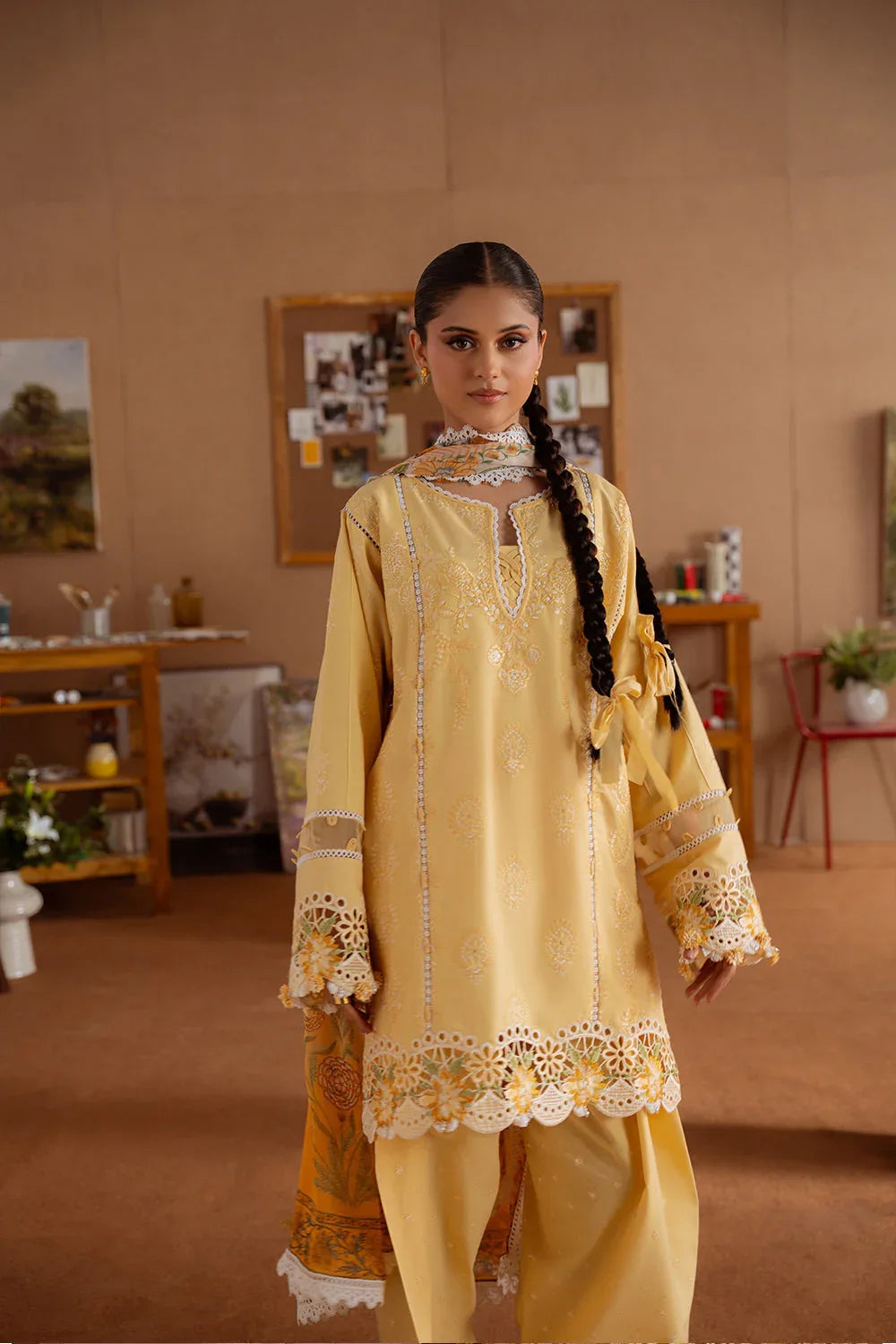 Saira Rizwan | Laanem Summer Lawn 25 | LEYLA-A-SRL25-04 - Aqsa Fabrics