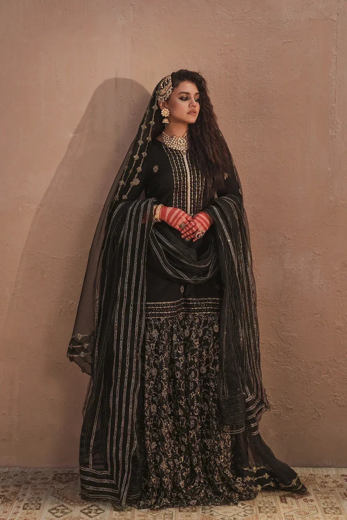 Erum Khan | Shab Siyah 23 | Noor - Aqsa Fabrics