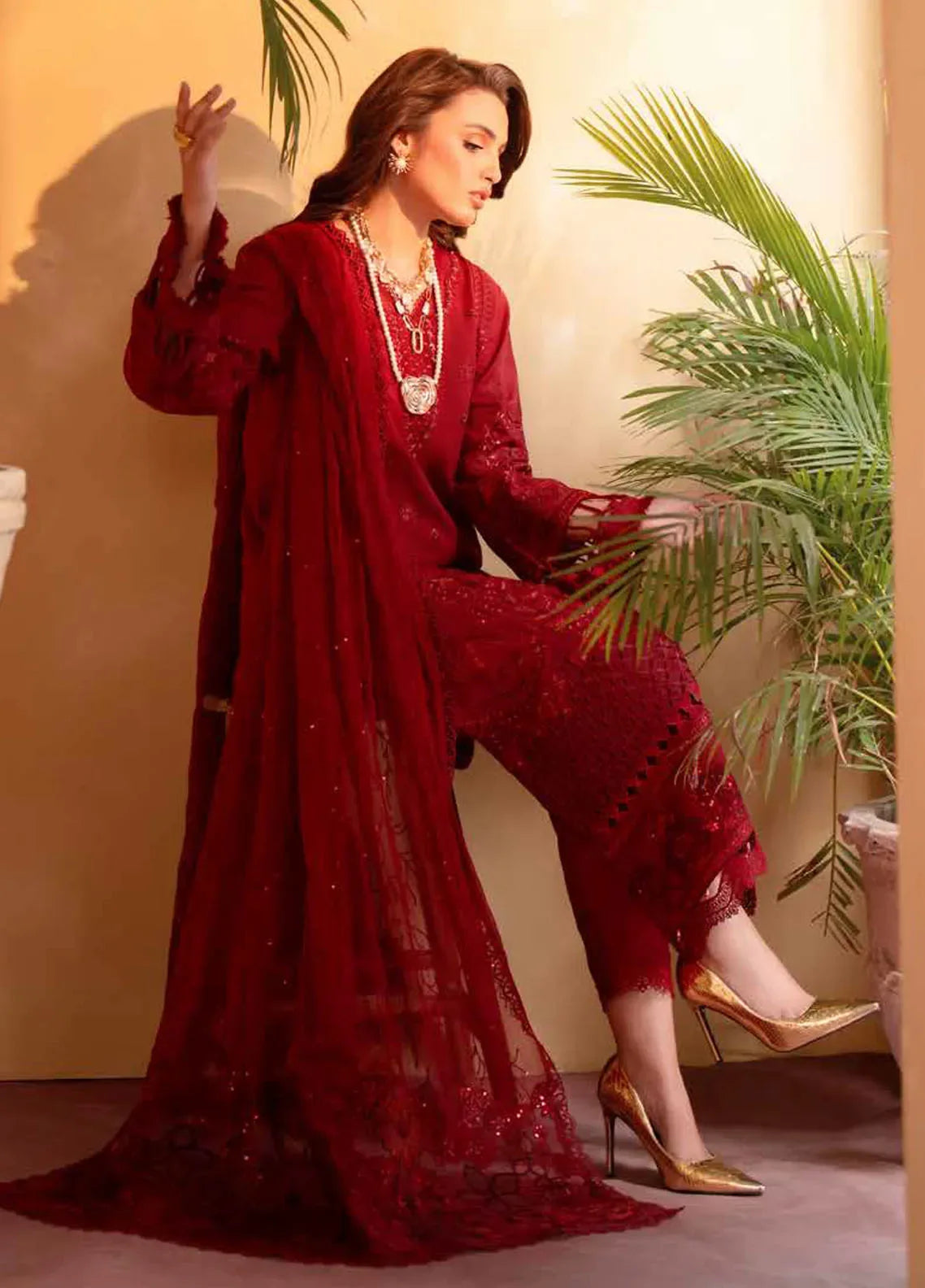 Nureh | Exclusive Karandi | NE-131 - Aqsa Fabrics