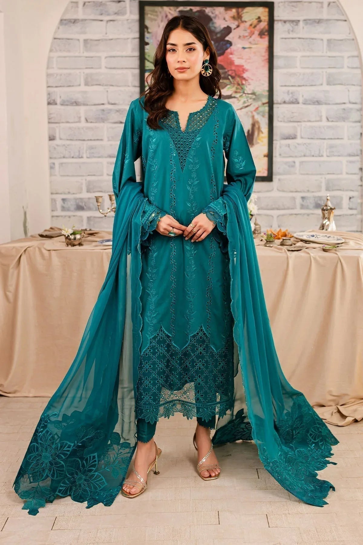 Nureh | Shades Of Summer | NP-495 - Aqsa Fabrics