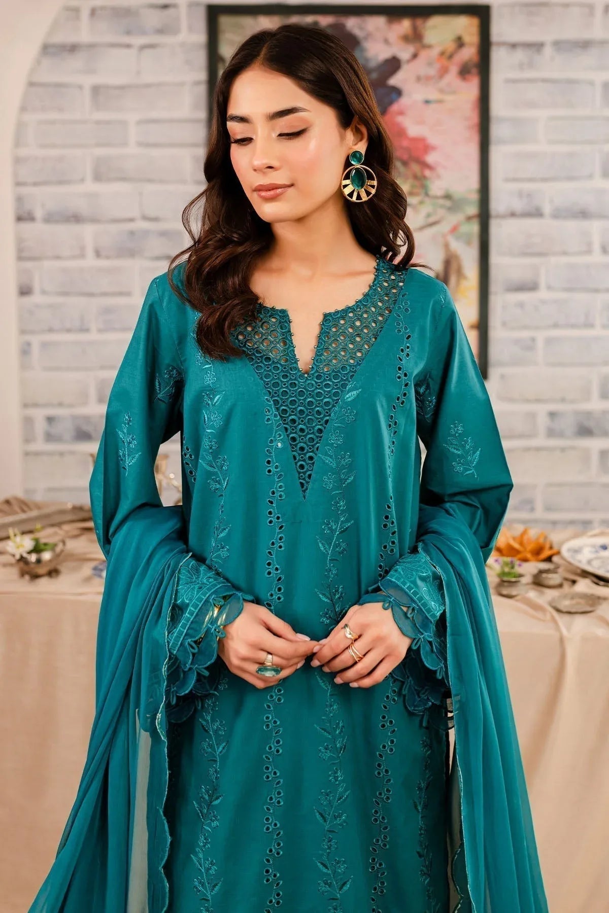 Nureh | Shades Of Summer | NP-495 - Aqsa Fabrics