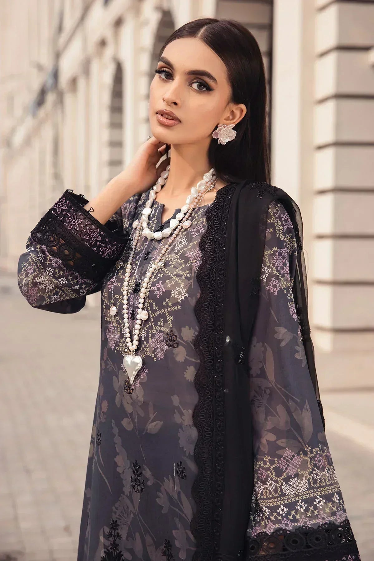Nureh | Swiss Prints | NS-123 - Aqsa Fabrics