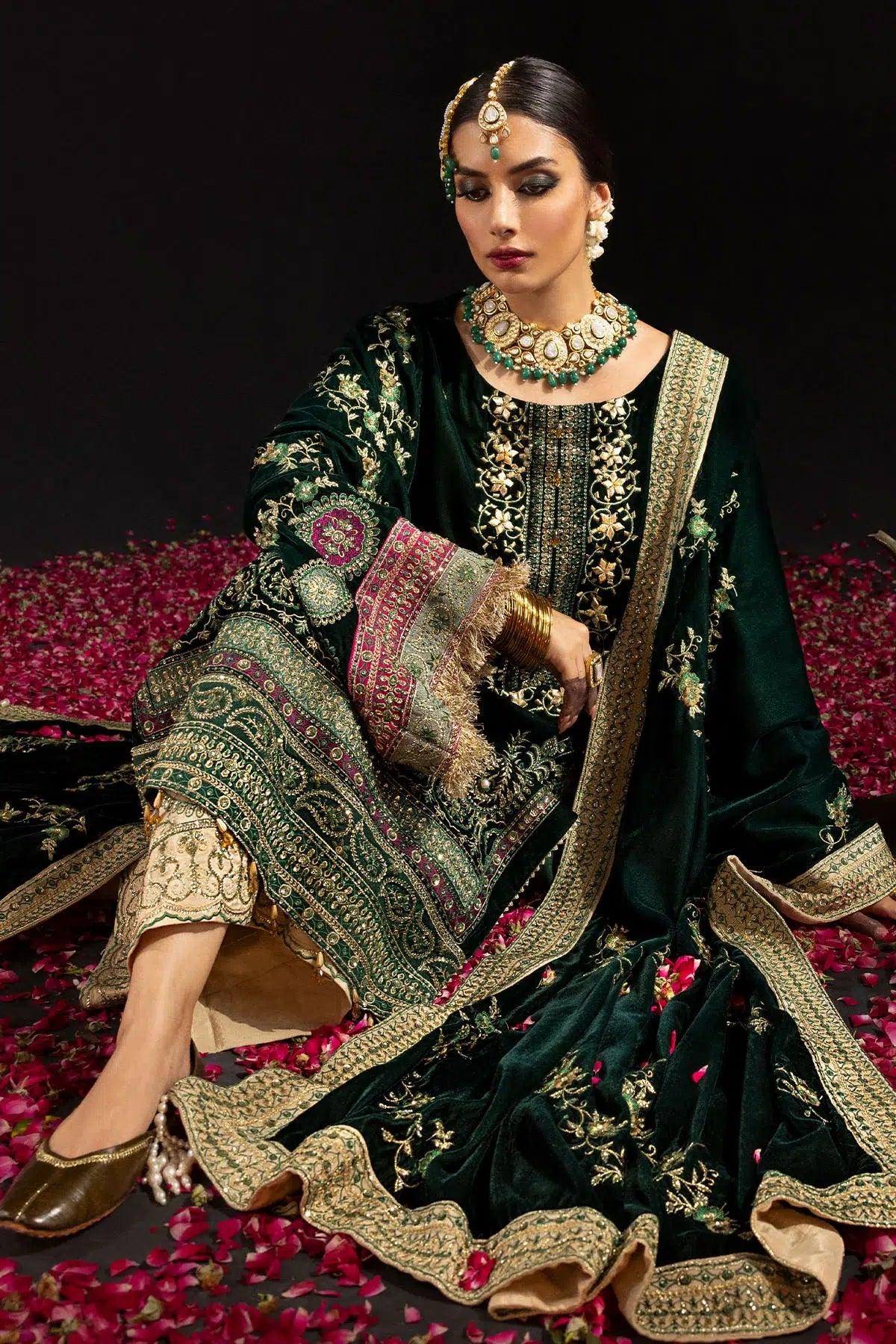 Nureh | Maya Velvet 23 | Alma - Aqsa Fabrics