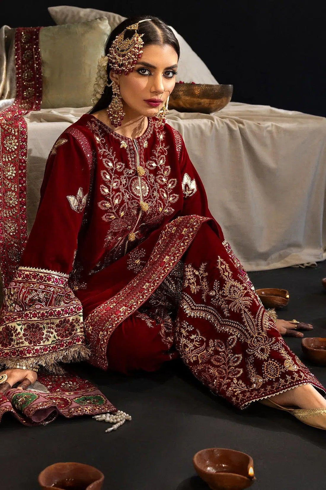 Nureh | Maya Velvet 23 | Zahara - Aqsa Fabrics